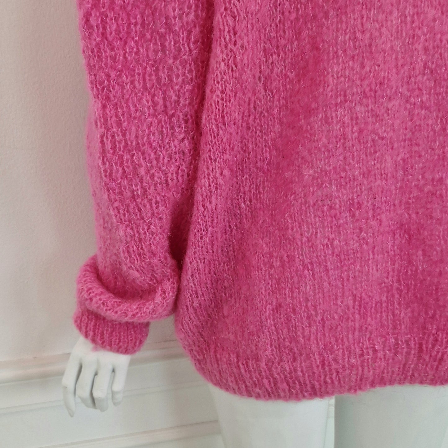 Maglione vintage rosa