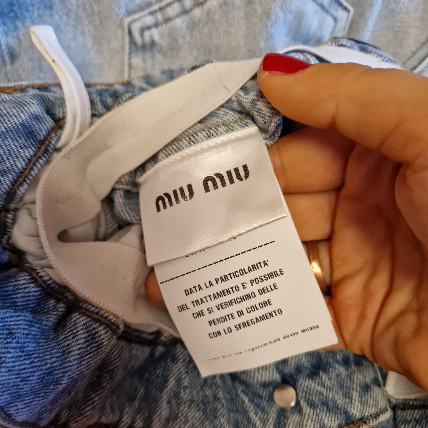 Miu Miu | Jeans a caramella