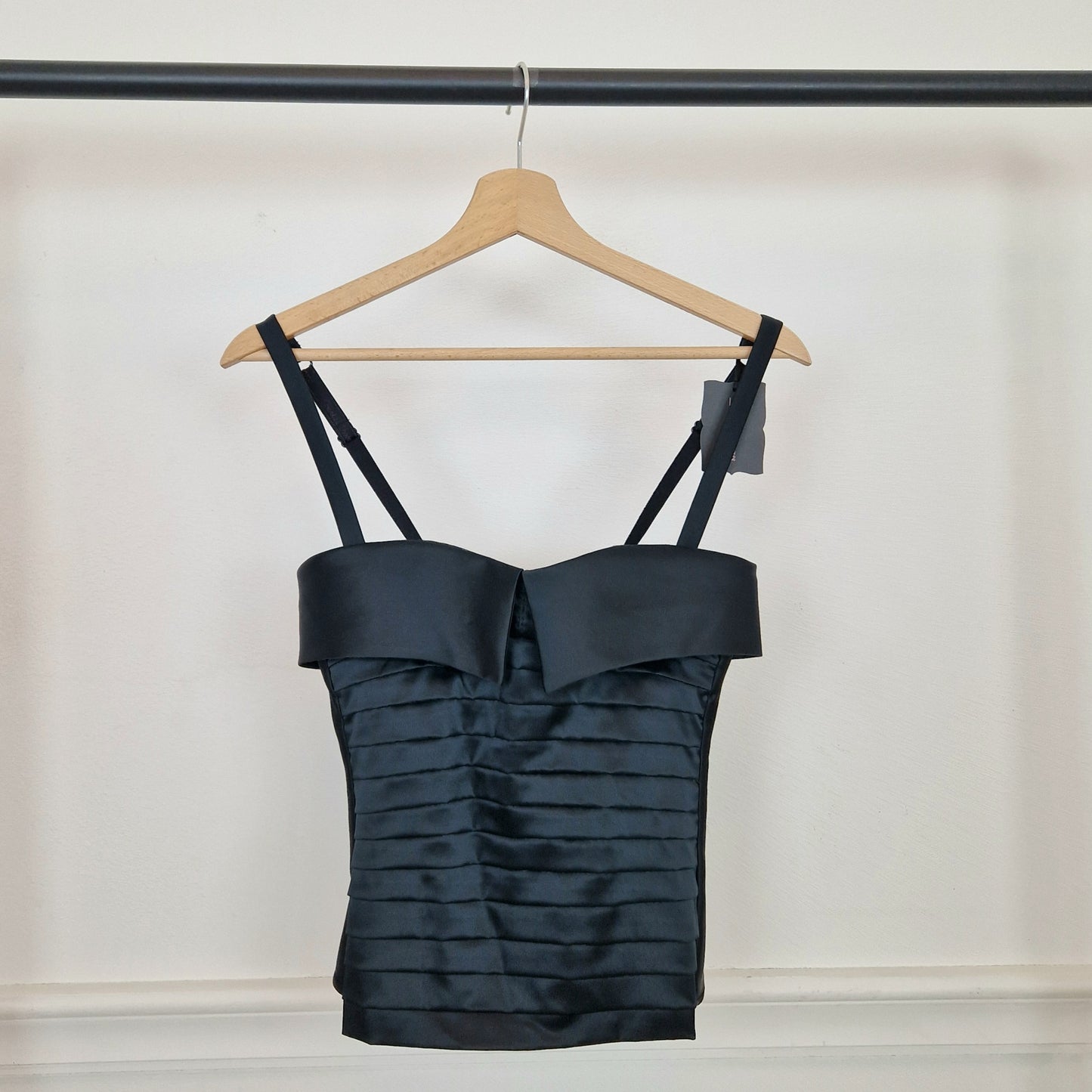 Chantal Thomass | Bustier Miss Boy raso nero