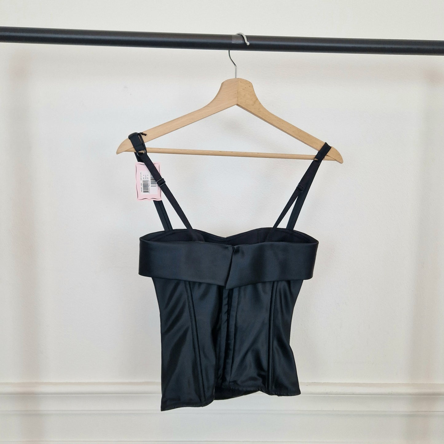 Chantal Thomass | Bustier Miss Boy raso nero