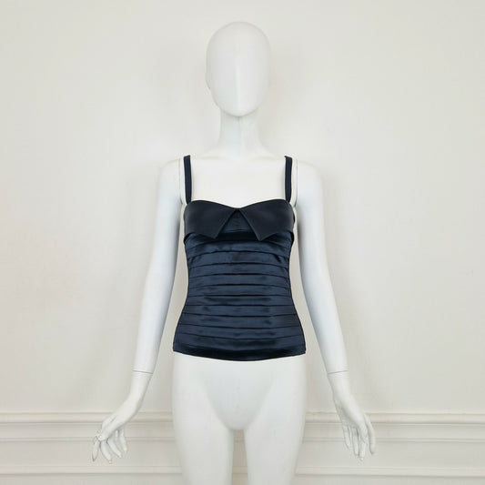 Chantal Thomass | Bustier Miss Boy raso nero