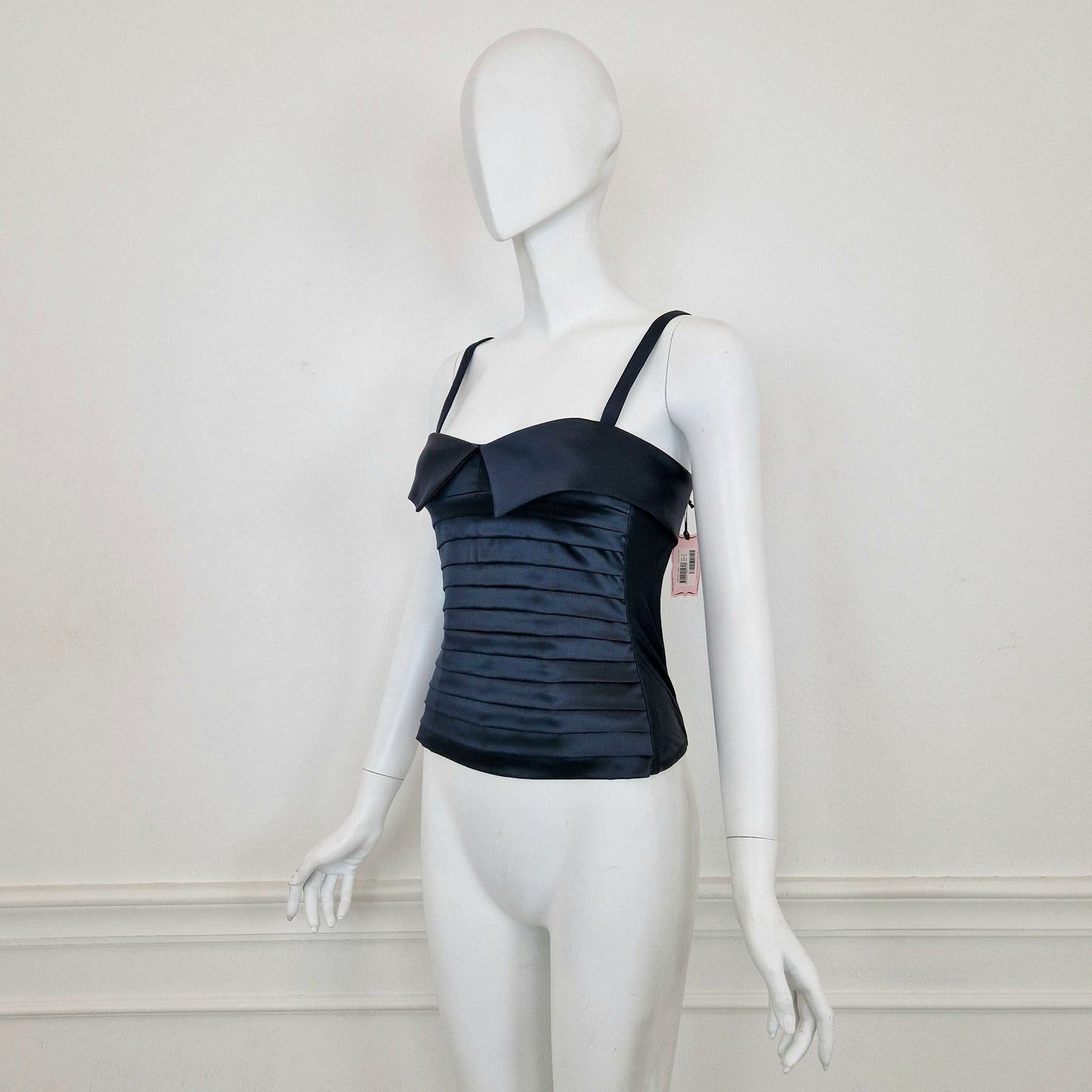 Chantal Thomass | Bustier Miss Boy raso nero