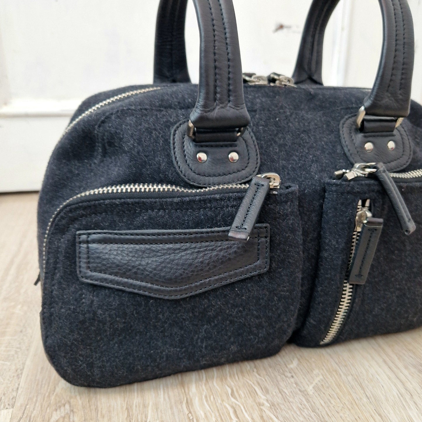 Prada | Borsa vintage in lana e pelle