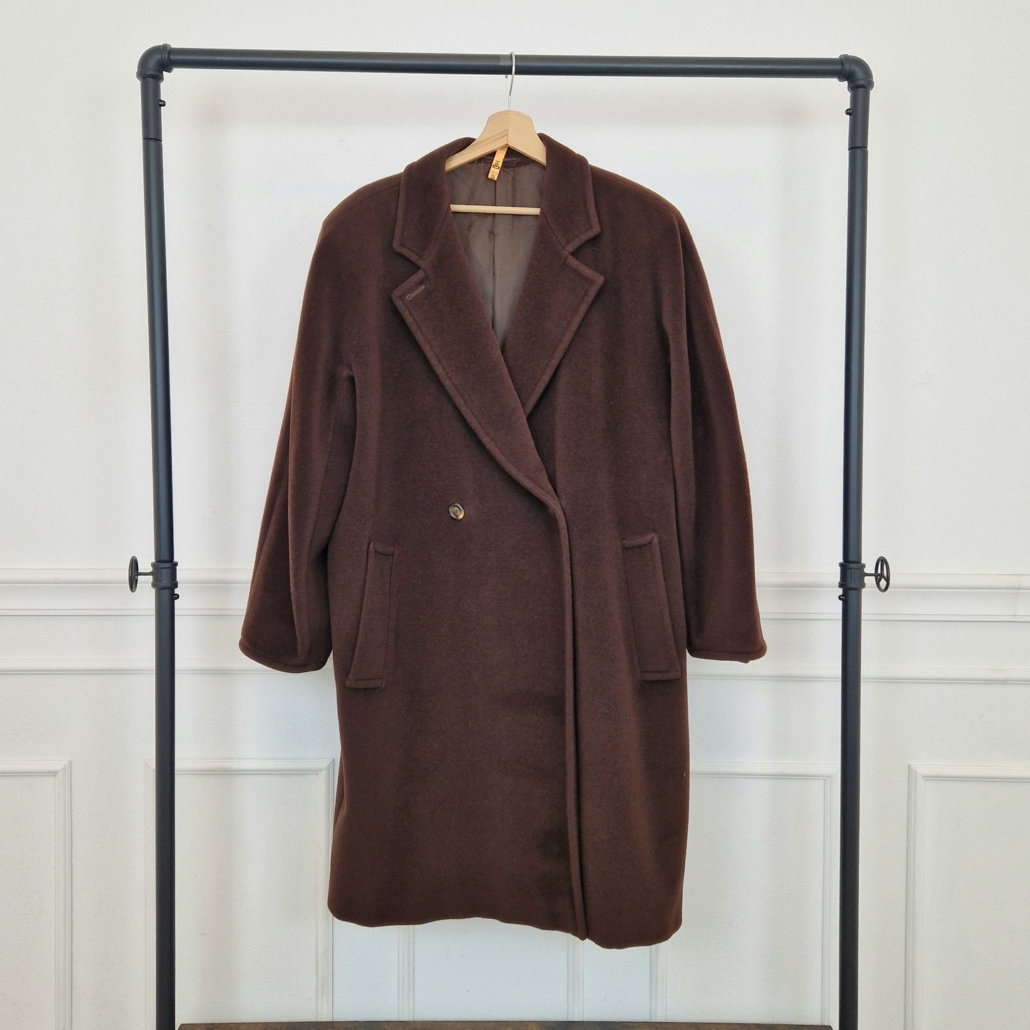 Max Mara | Cappotto vintage cioccolato