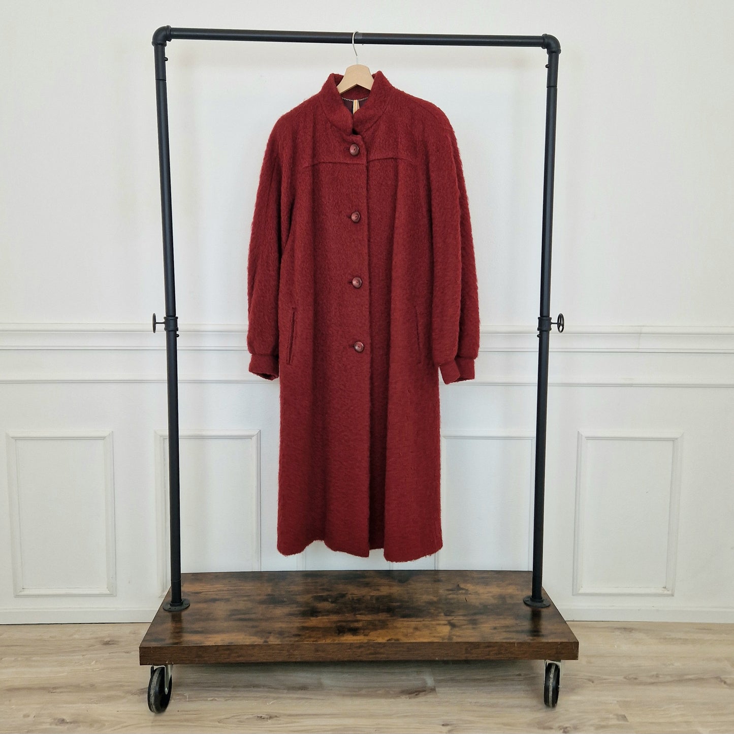 Cappotto vintage bordeaux