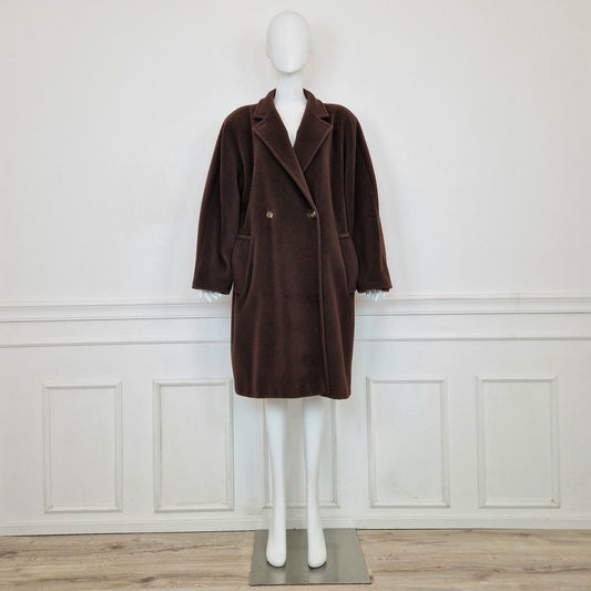 Max Mara | Cappotto vintage cioccolato