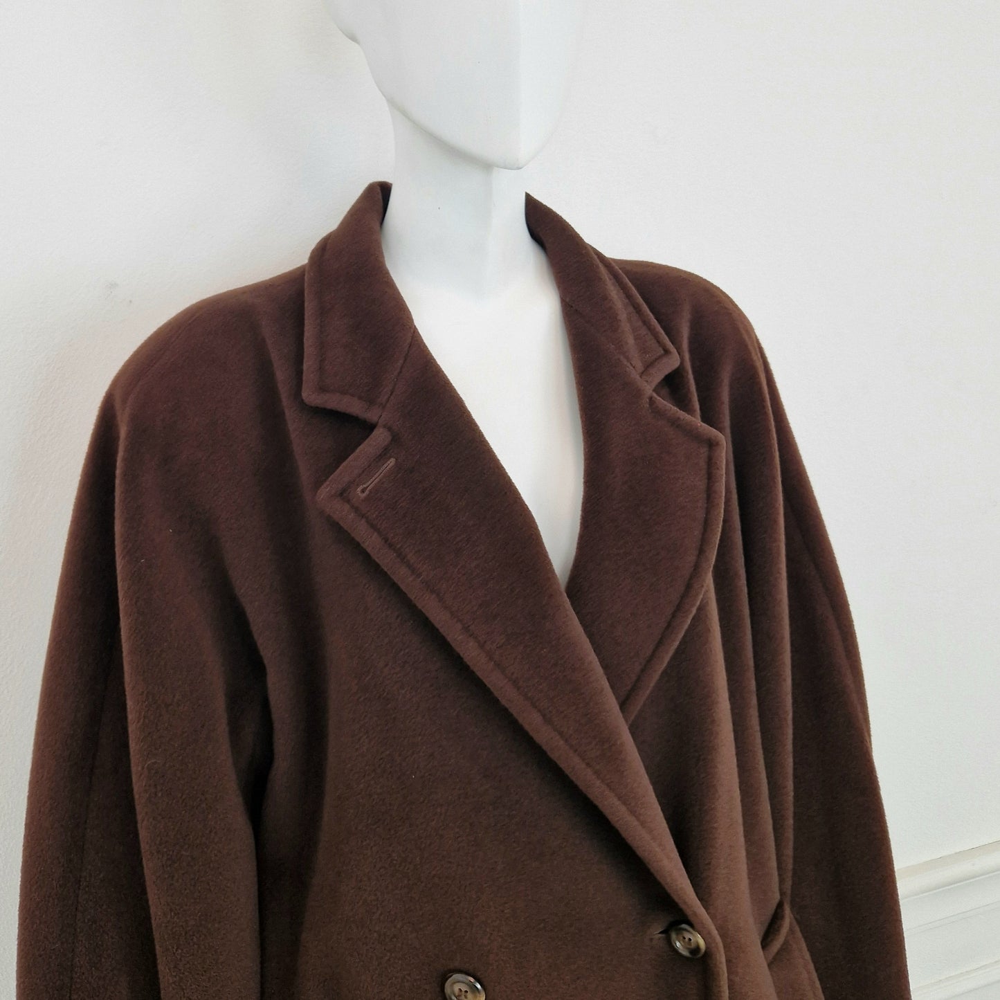 Max Mara | Cappotto vintage cioccolato