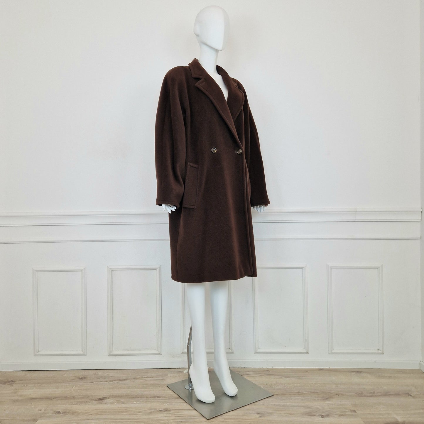 Max Mara | Cappotto vintage cioccolato