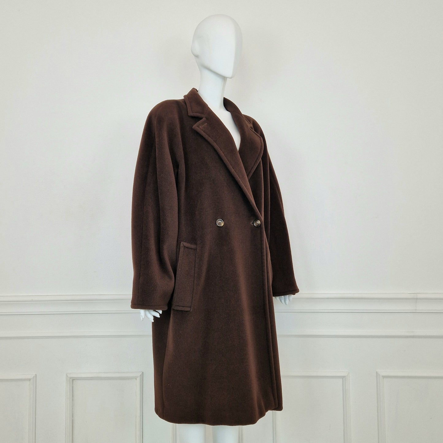 Max Mara | Cappotto vintage cioccolato