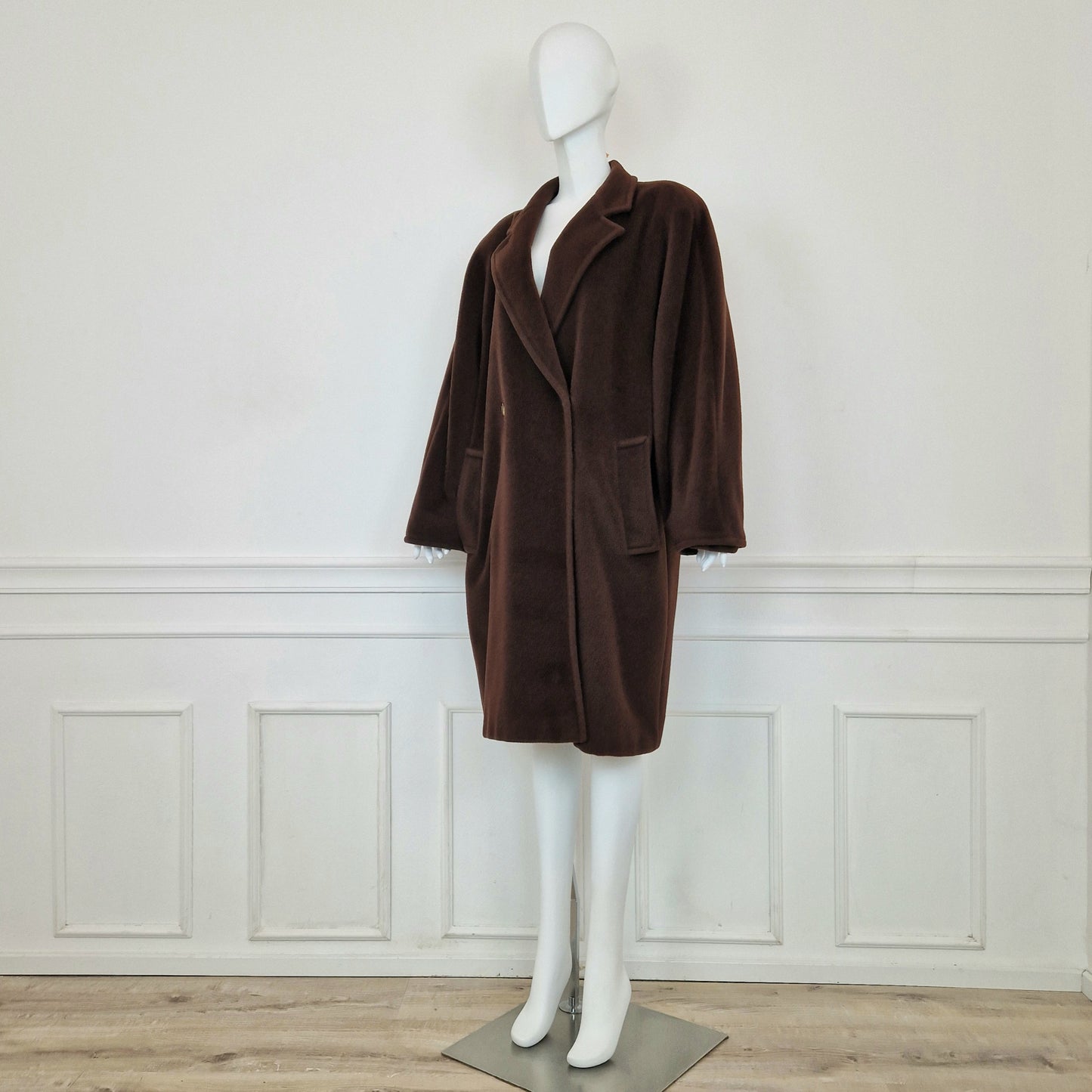 Max Mara | Cappotto vintage cioccolato