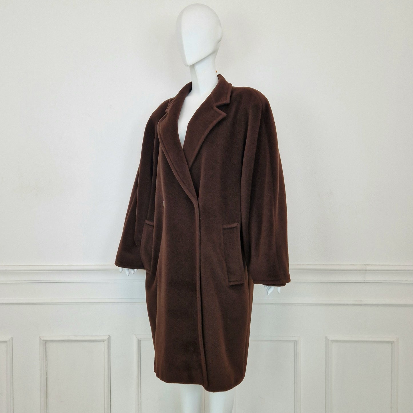 Max Mara | Cappotto vintage cioccolato