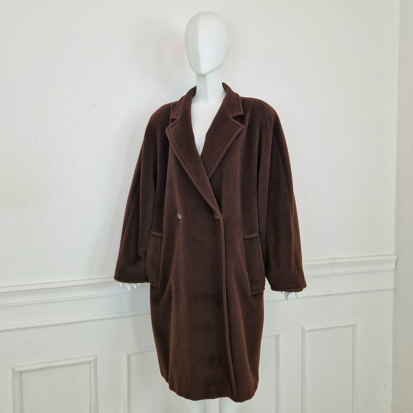 Max Mara | Cappotto vintage cioccolato