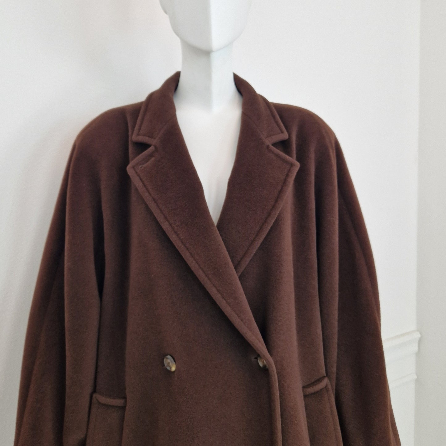 Max Mara | Cappotto vintage cioccolato