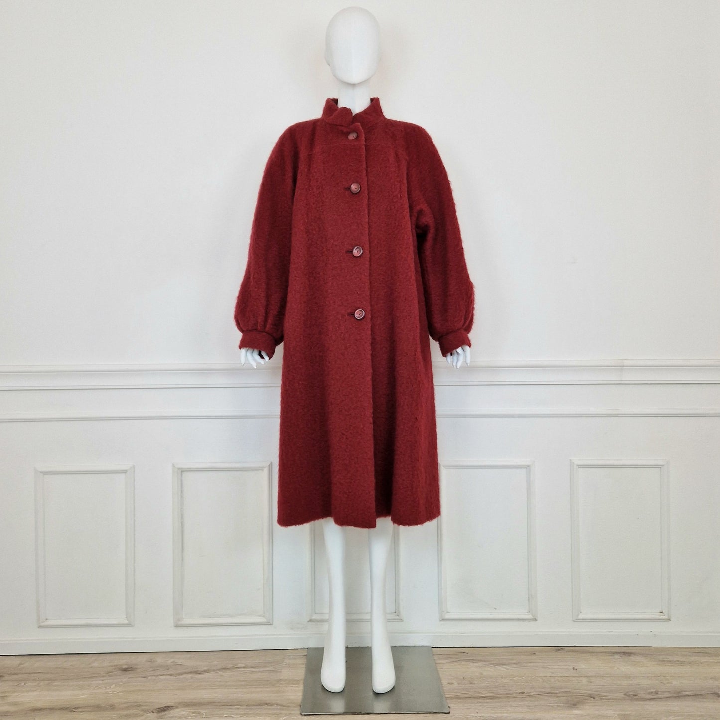 Cappotto vintage bordeaux