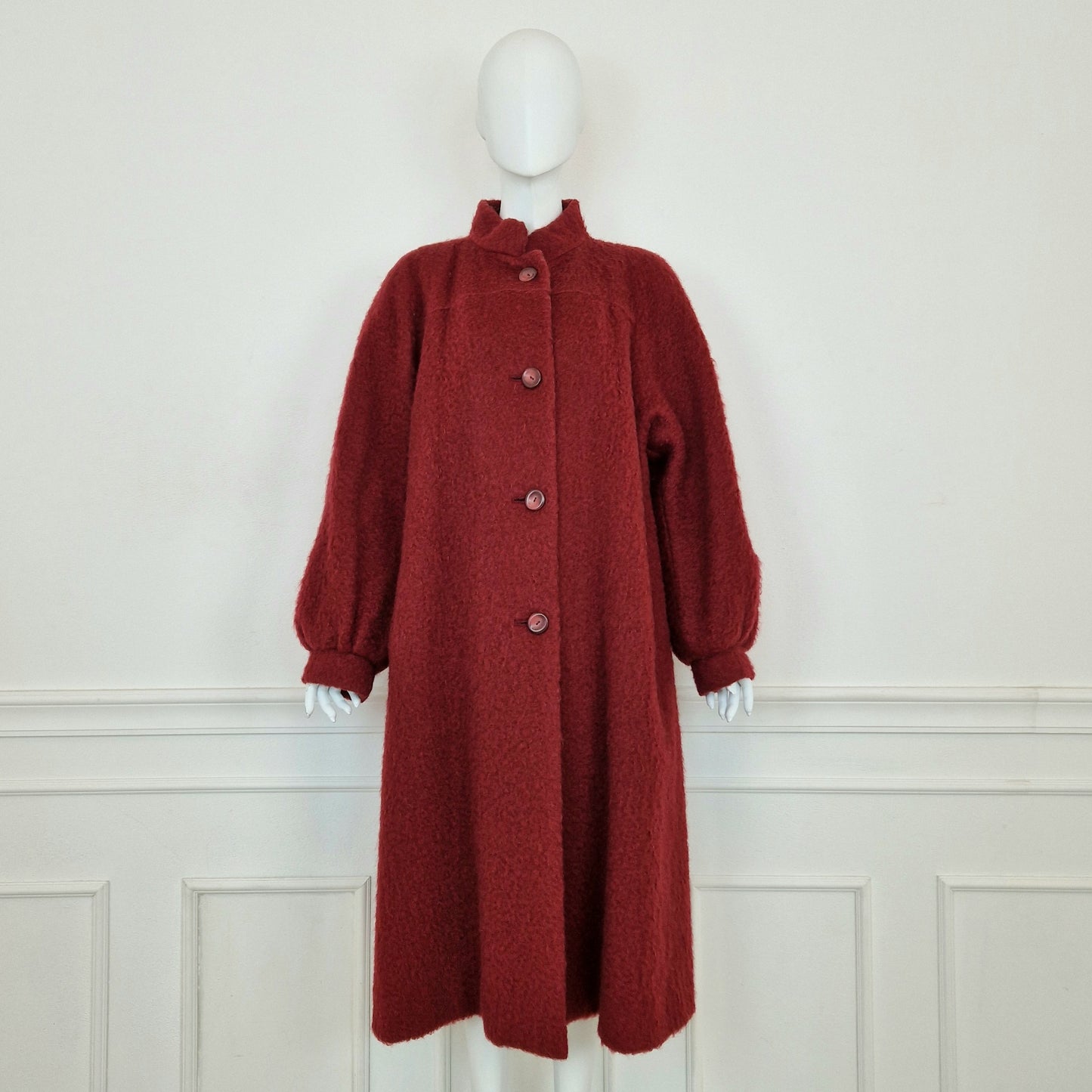 Cappotto vintage bordeaux