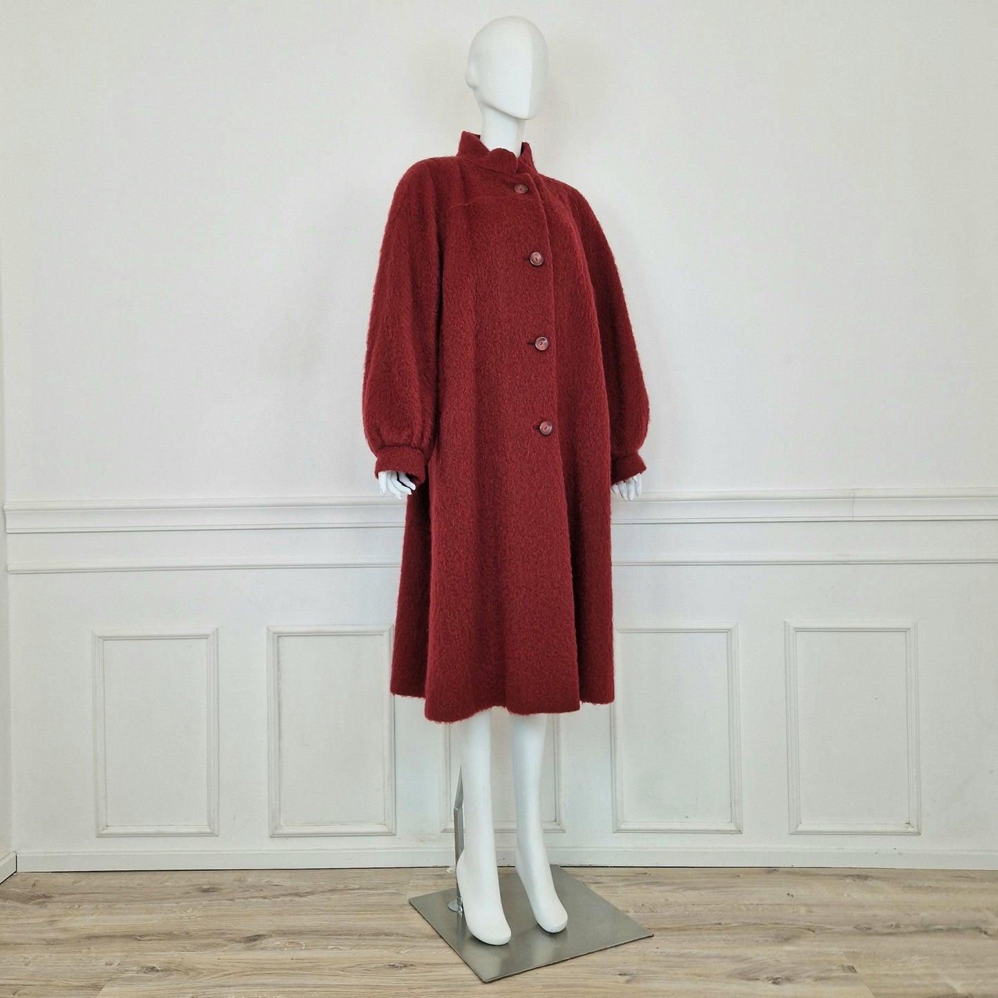 Cappotto vintage bordeaux