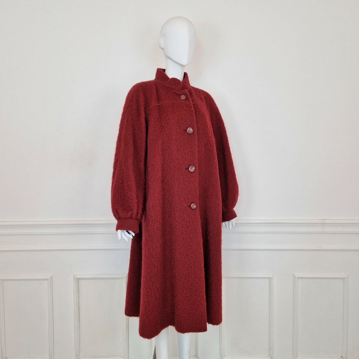 Cappotto vintage bordeaux