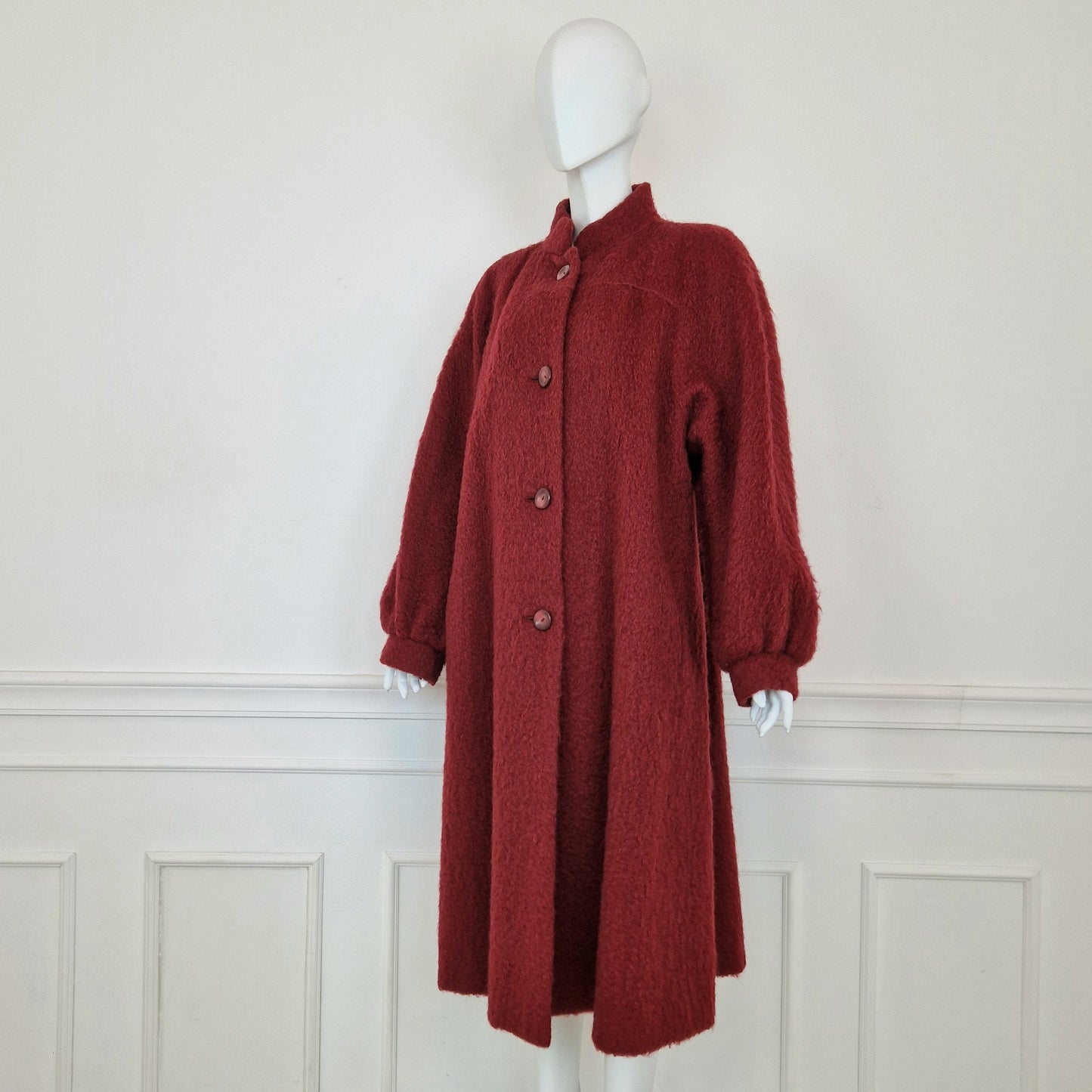 Cappotto vintage bordeaux