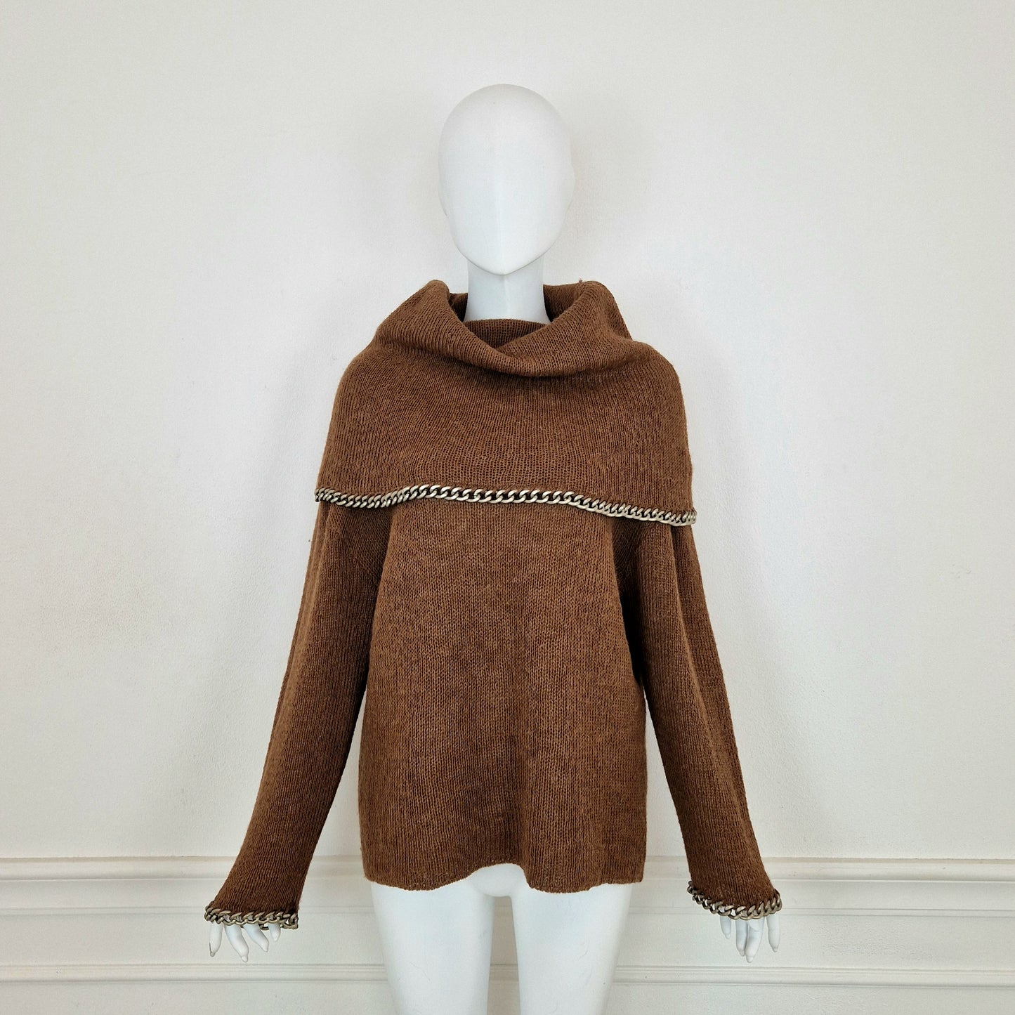 Jean Paul Gaultier | Maglione in alpaca con dettagli catena