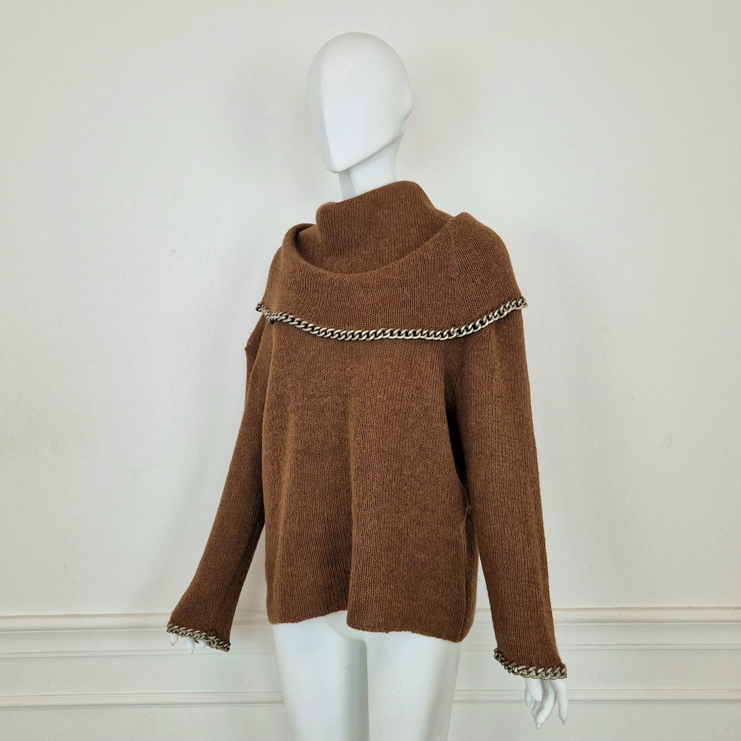 Jean Paul Gaultier | Maglione in alpaca con dettagli catena