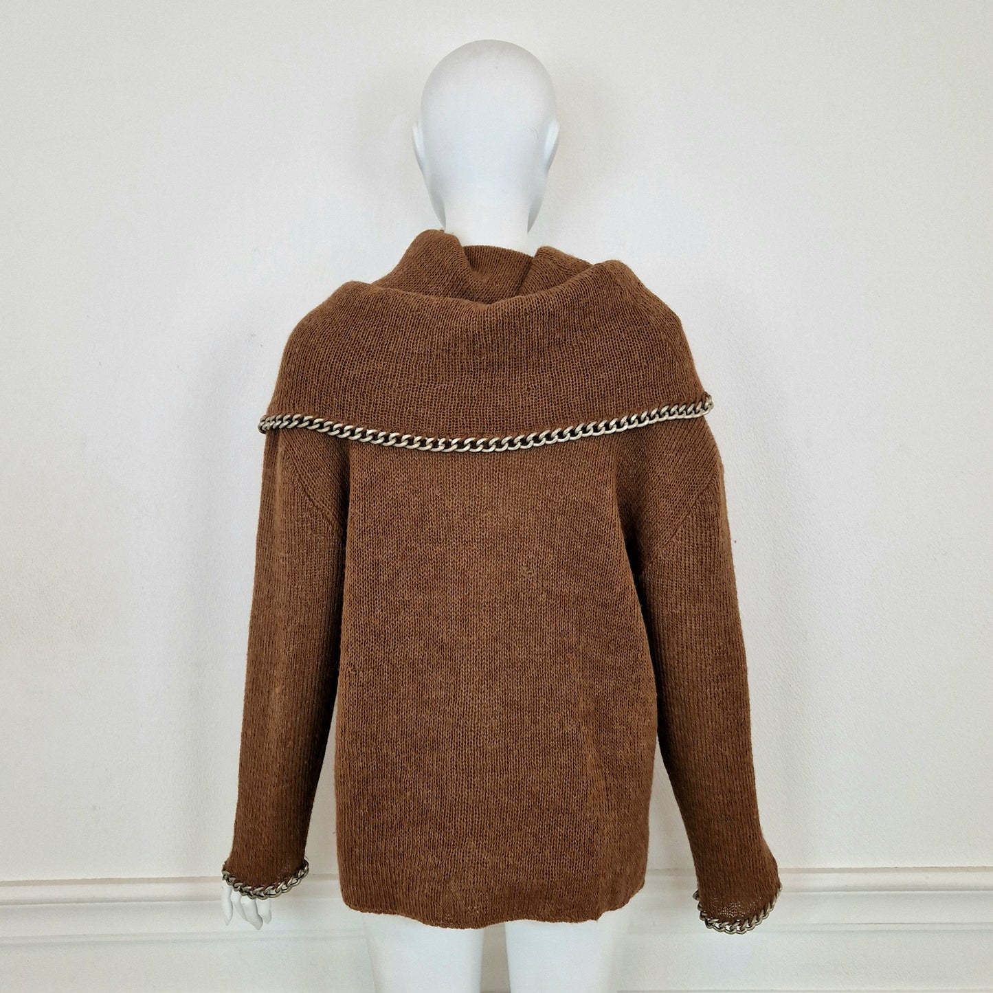 Jean Paul Gaultier | Maglione in alpaca con dettagli catena