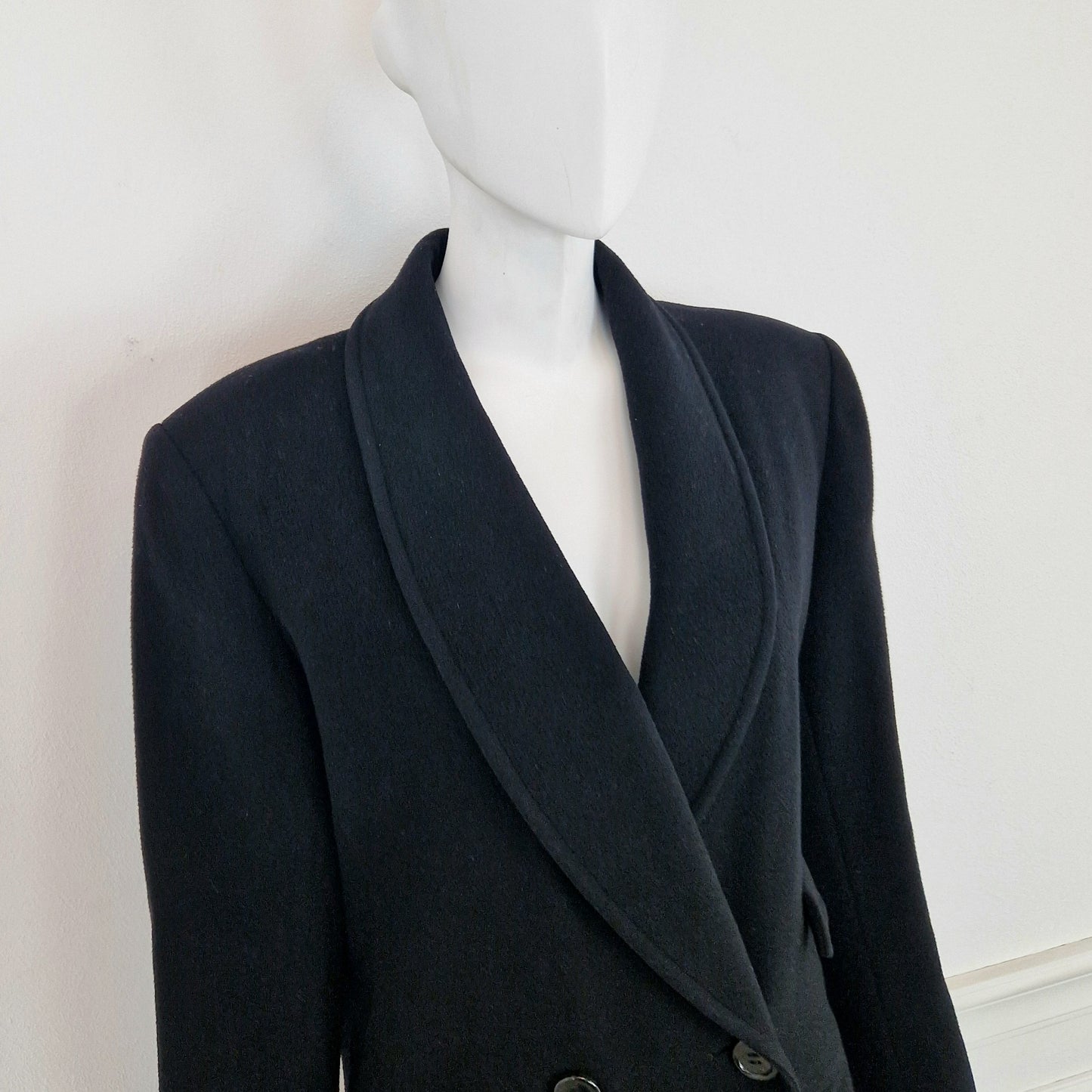 Yves Saint Laurent | Cappotto vintage nero