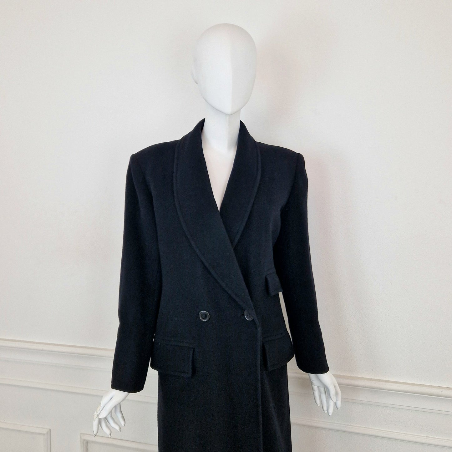 Yves Saint Laurent | Cappotto vintage nero