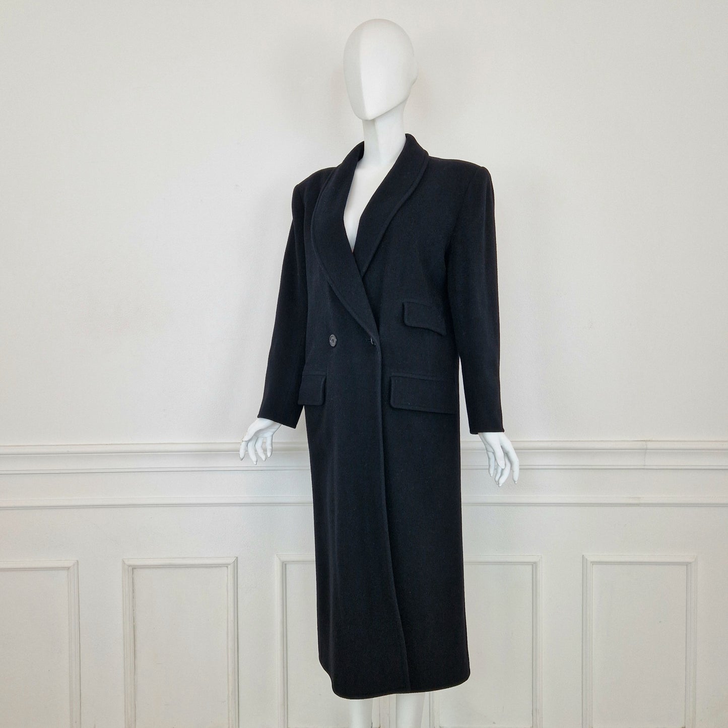 Yves Saint Laurent | Cappotto vintage nero