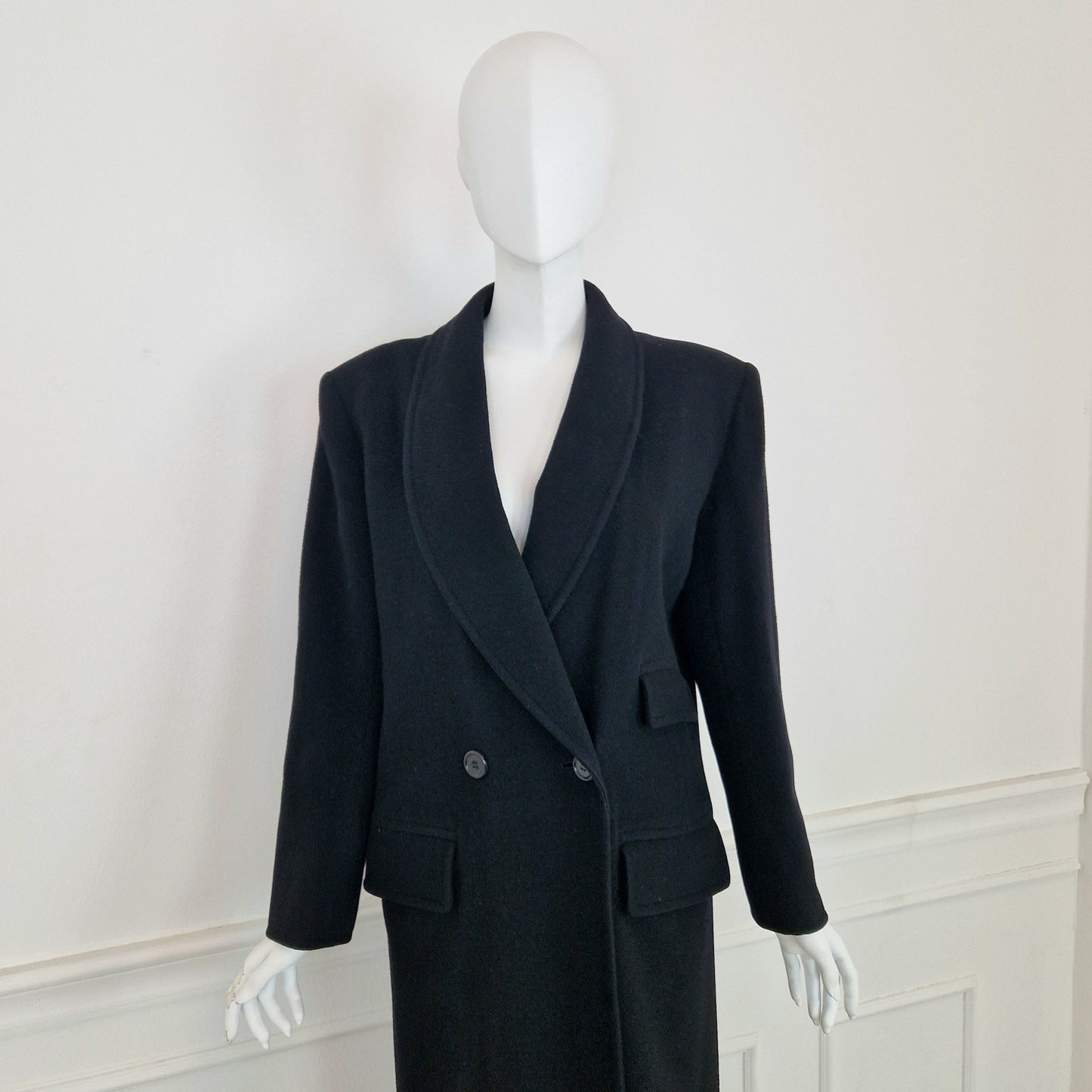 Yves Saint Laurent | Cappotto vintage nero