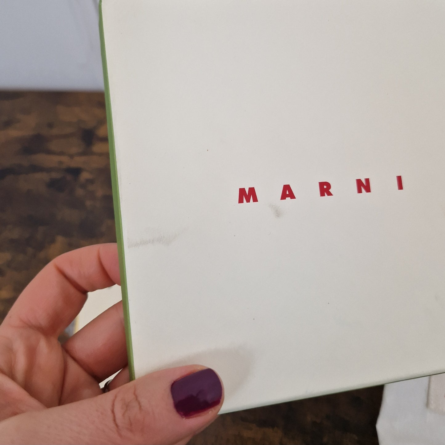 Marni | Orecchini argento 925 bagno oro e smalto verde