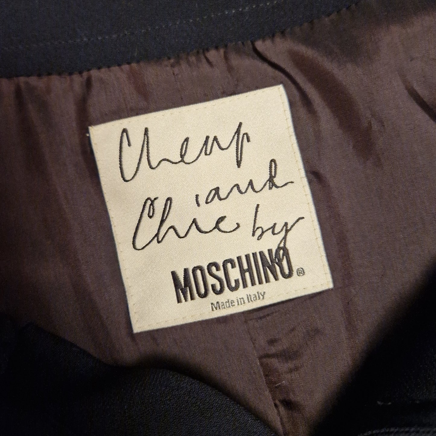 Moschino | Giacca corta blu