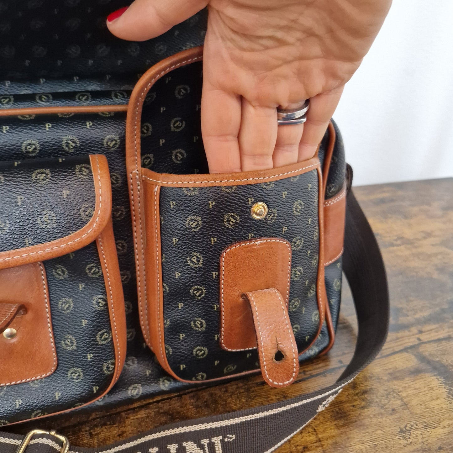 Pollini | Maxi borsa in pelle