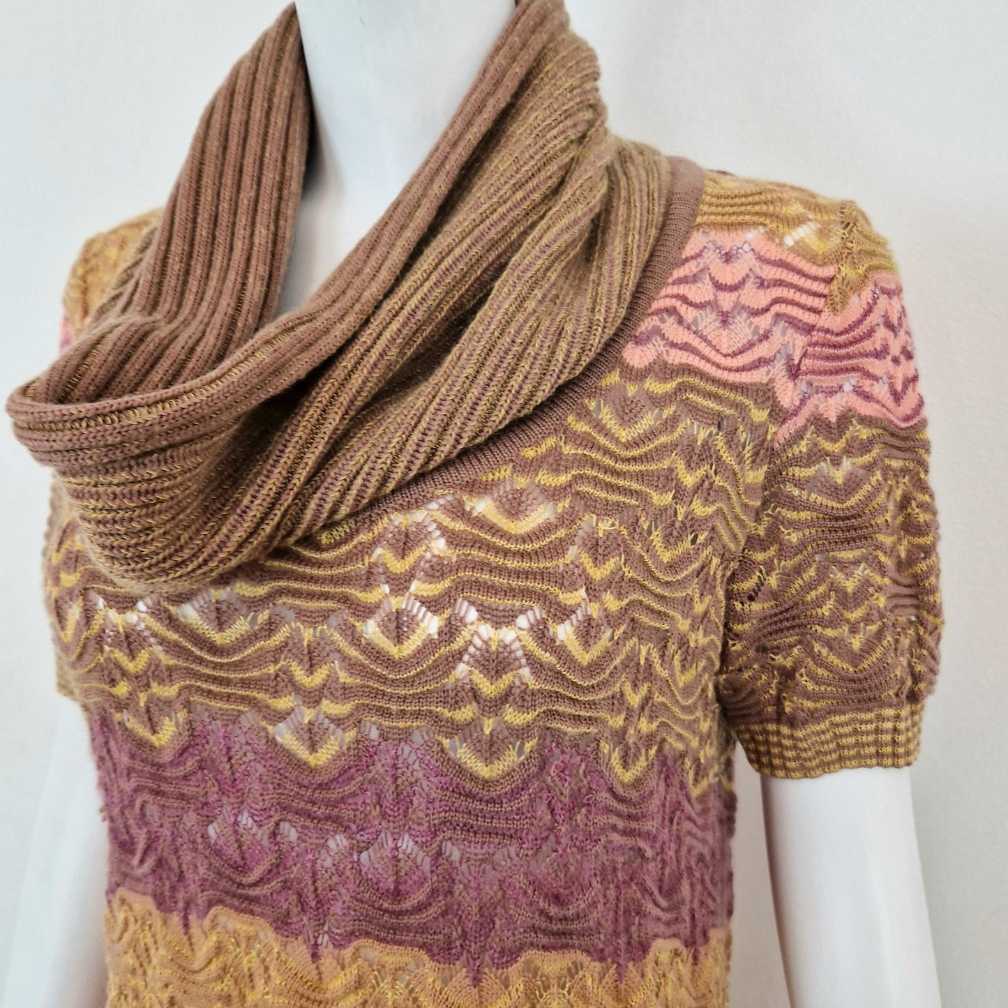 Missoni | Abito rosa - viola - beige