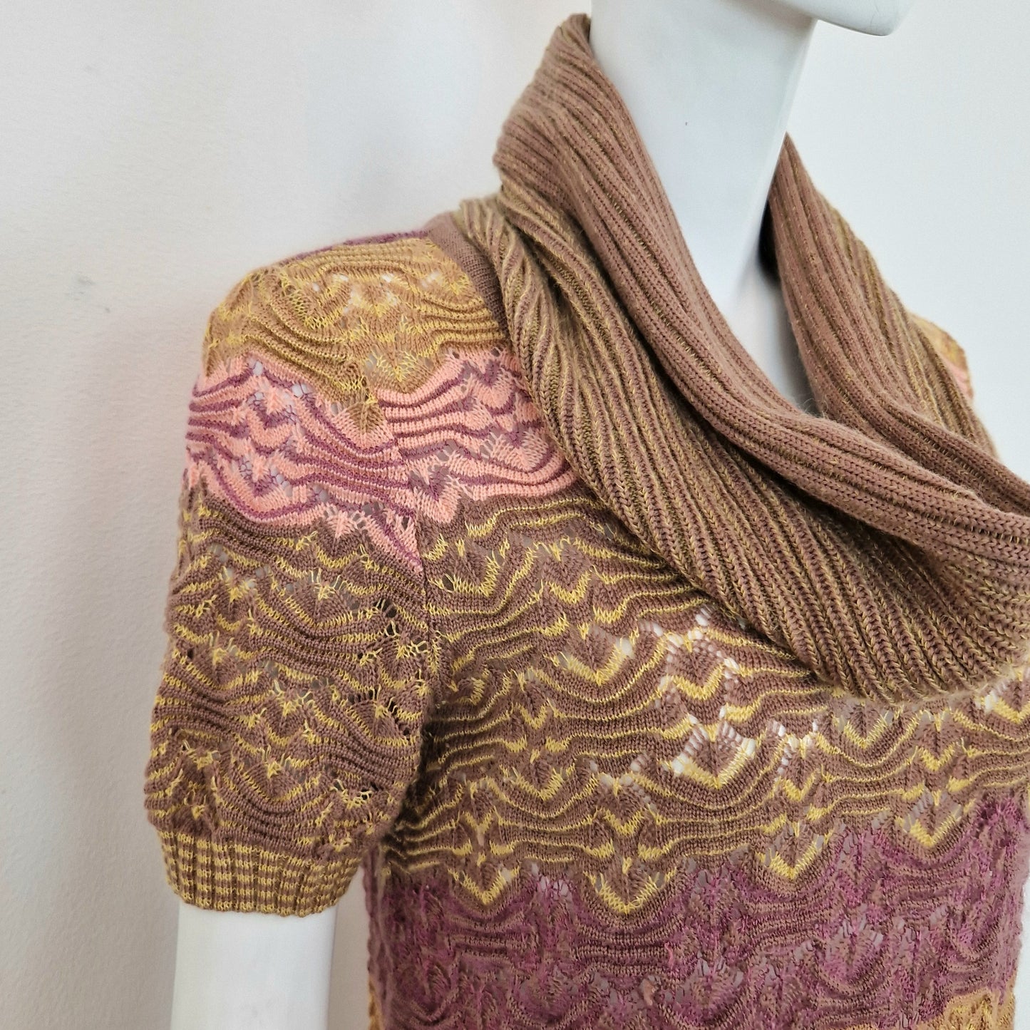 Missoni | Abito rosa - viola - beige