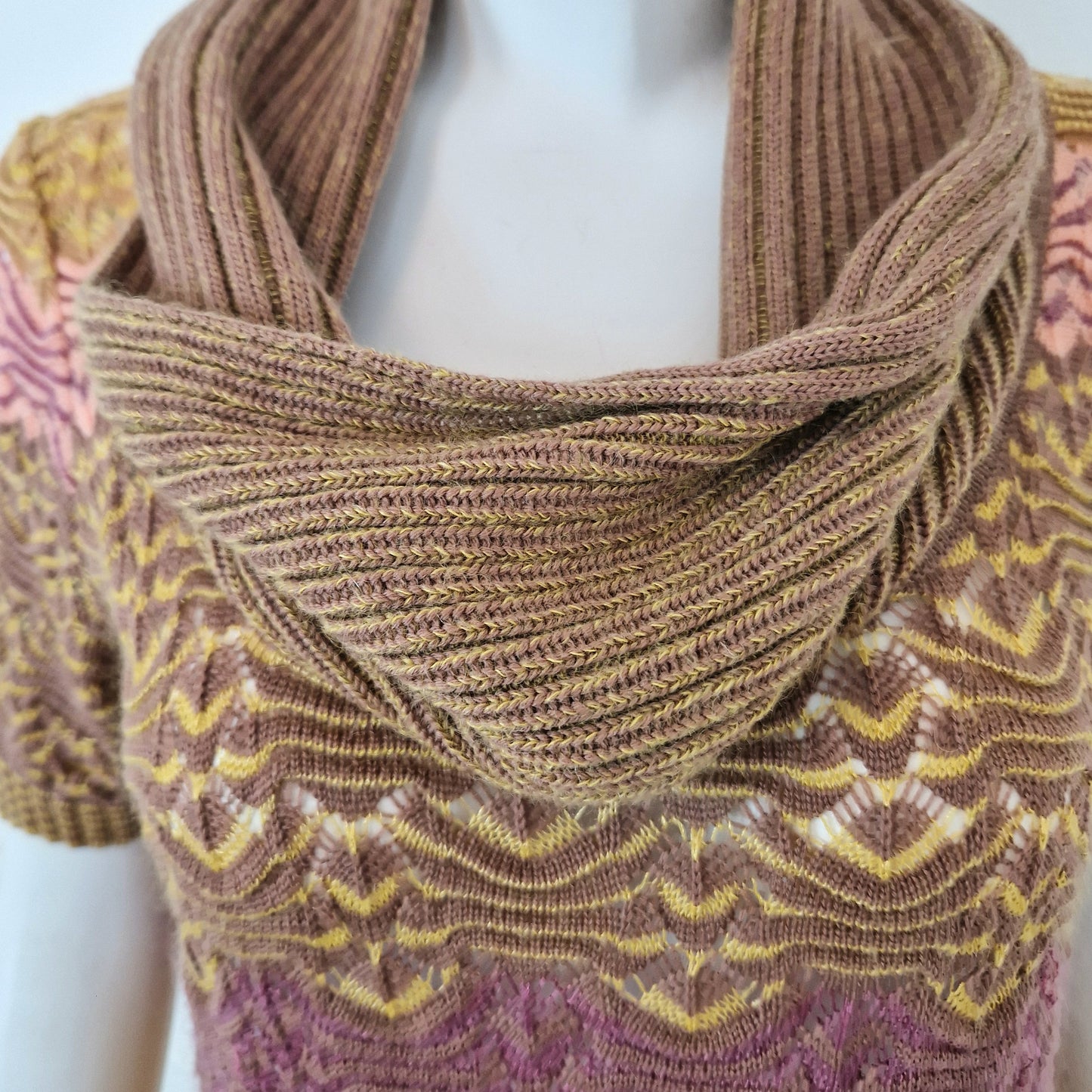 Missoni | Abito rosa - viola - beige