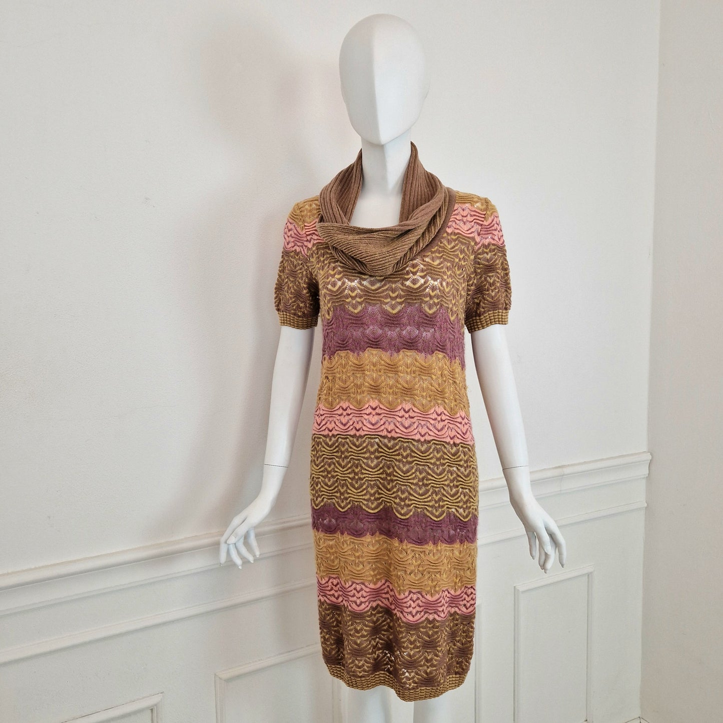 Missoni | Abito rosa - viola - beige