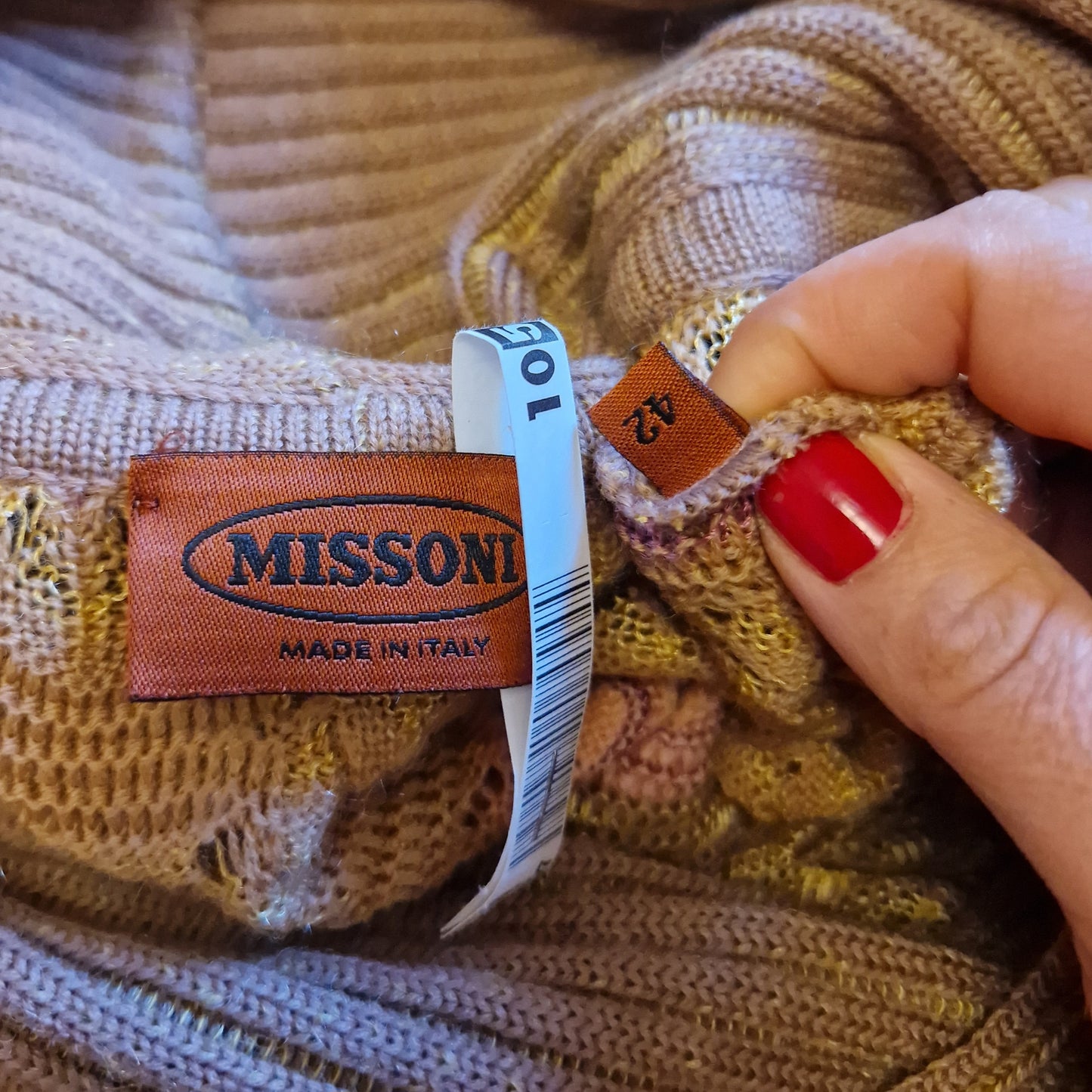 Missoni | Abito rosa - viola - beige