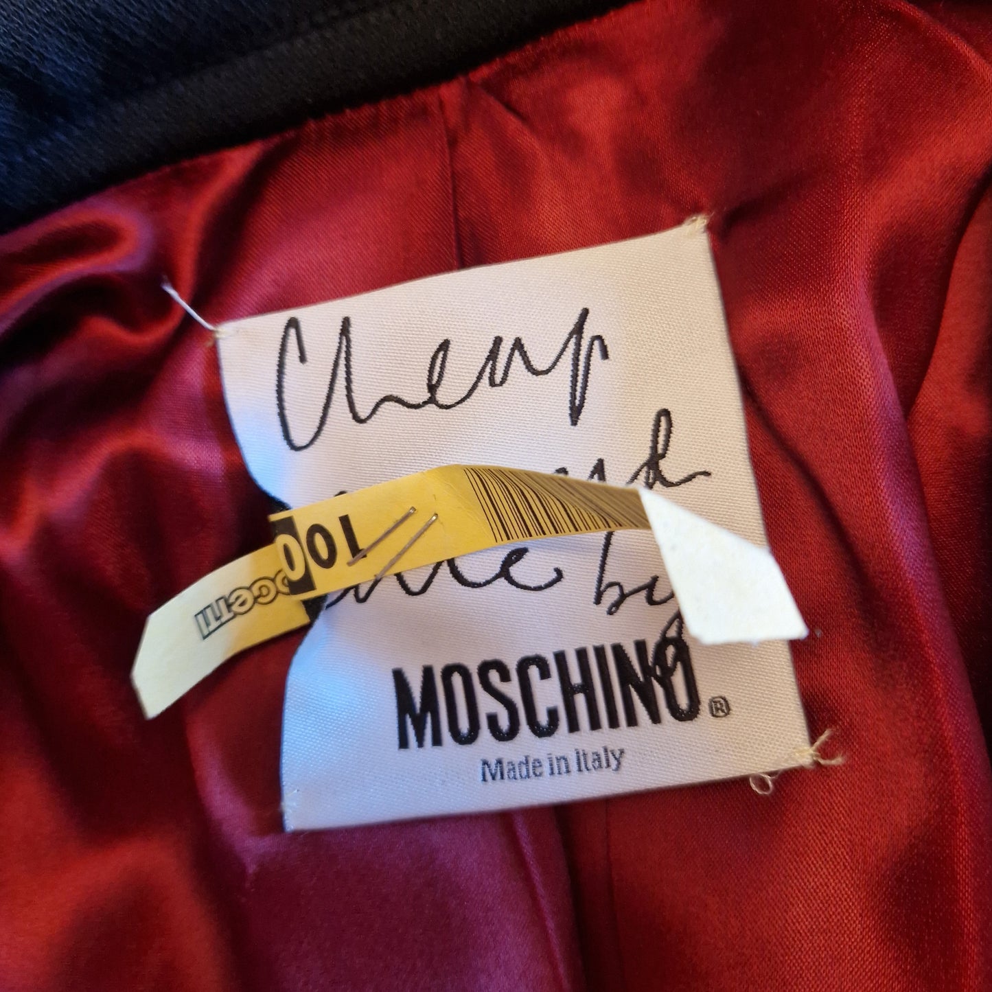 Moschino | Cappotto bottoni cuore