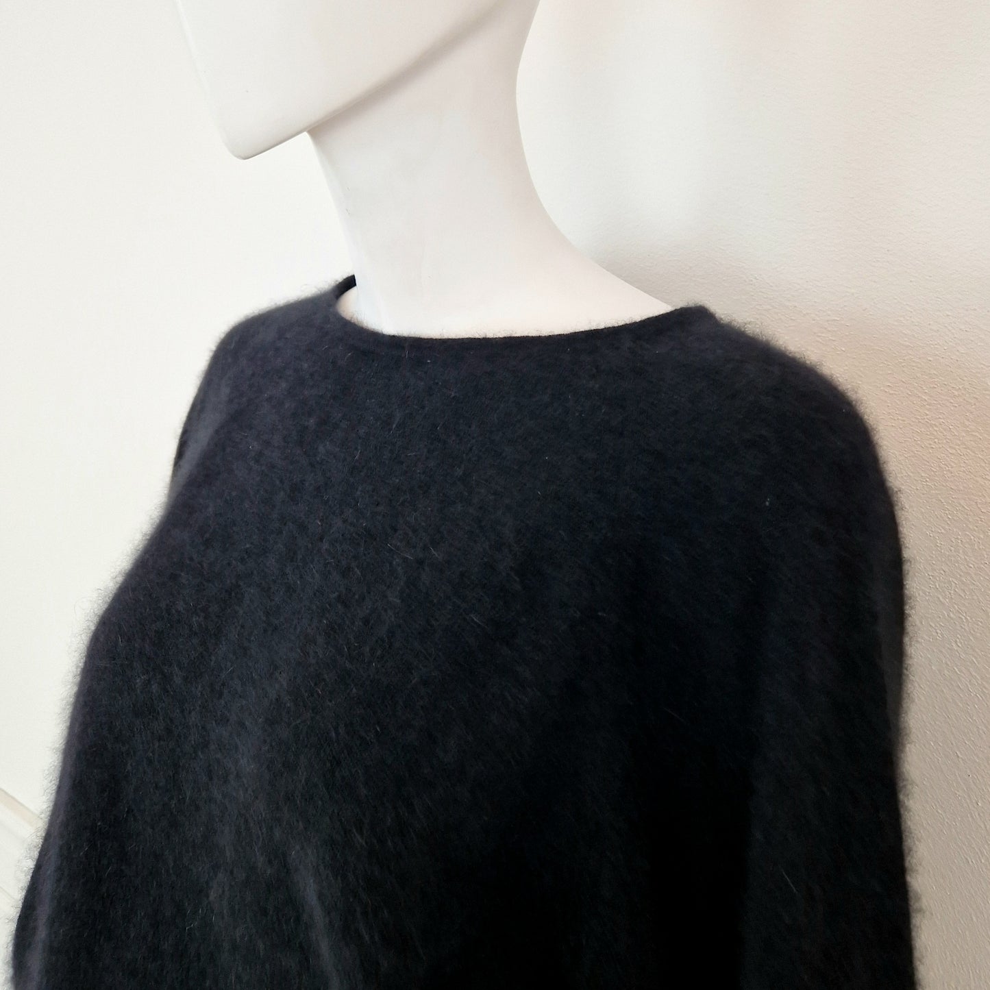 Maglione vintage nero paillettes