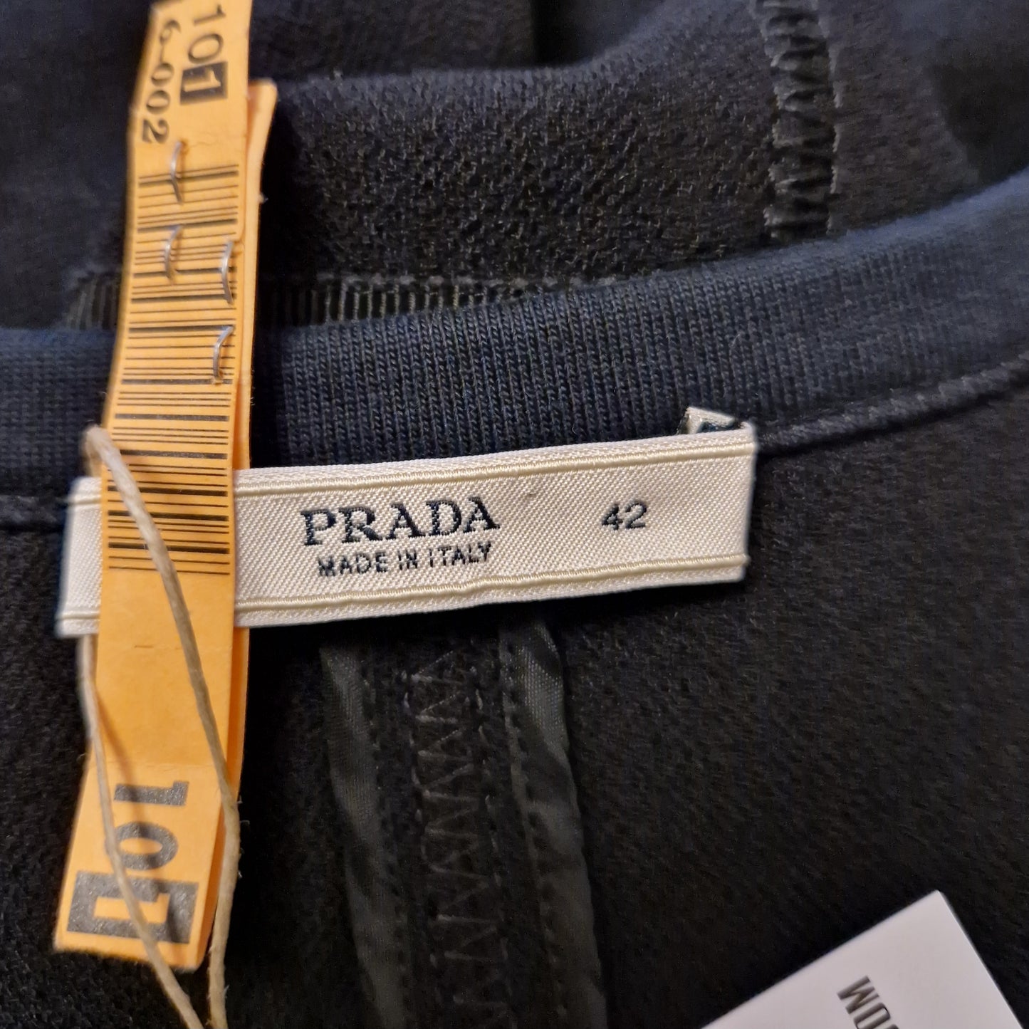 Prada | Abito nero con fiocco