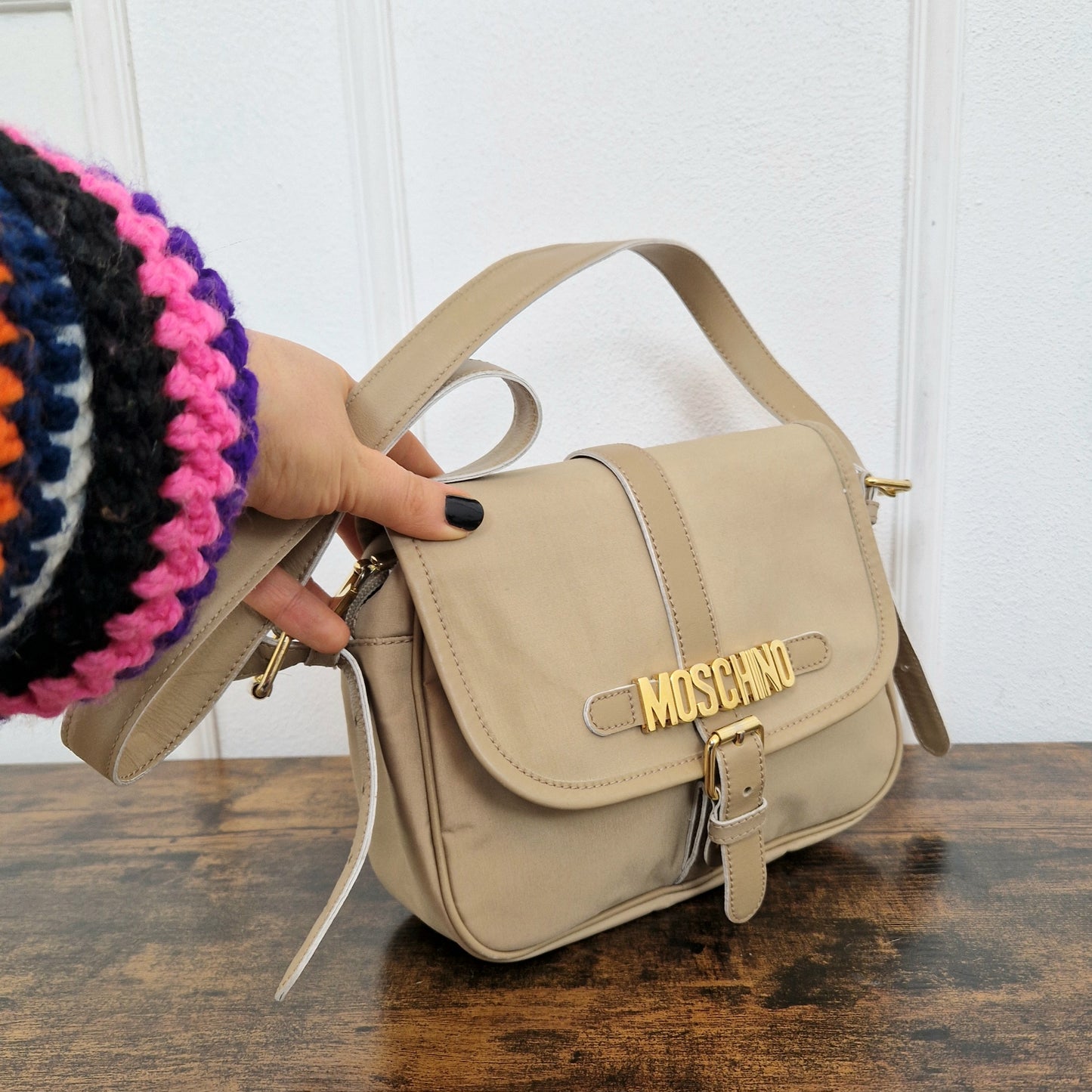 Moschino | Borsa a tracolla beige