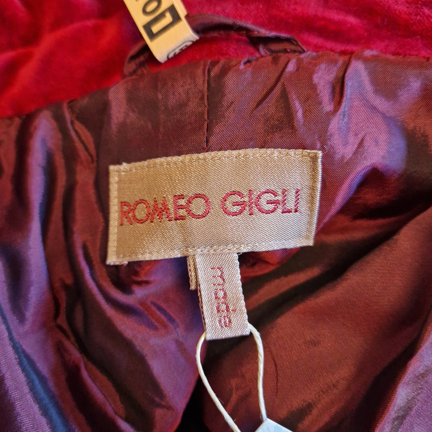 Romeo Gigli | Giacca in velluto borgogna