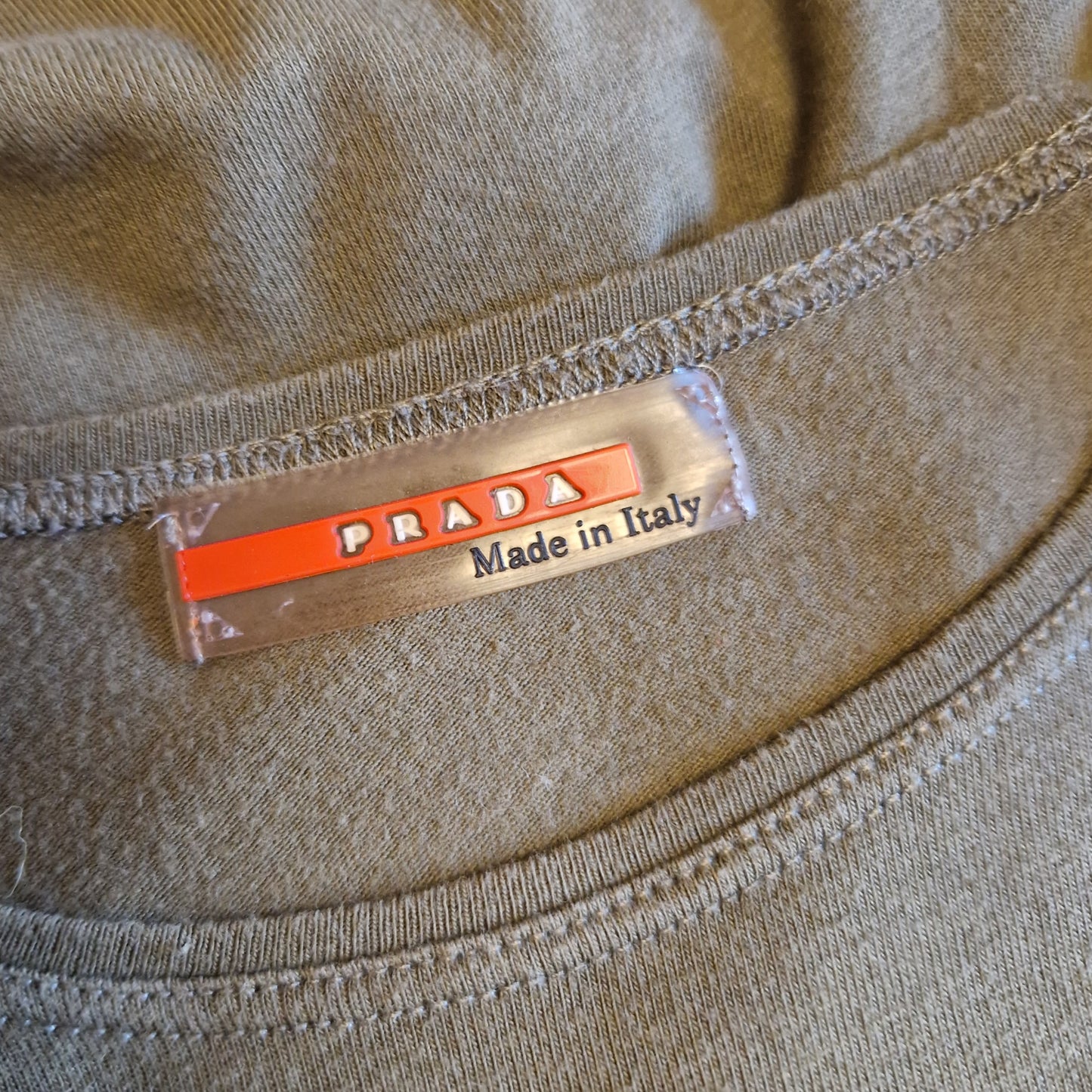 Prada | T Shirt manica lunga ricamo