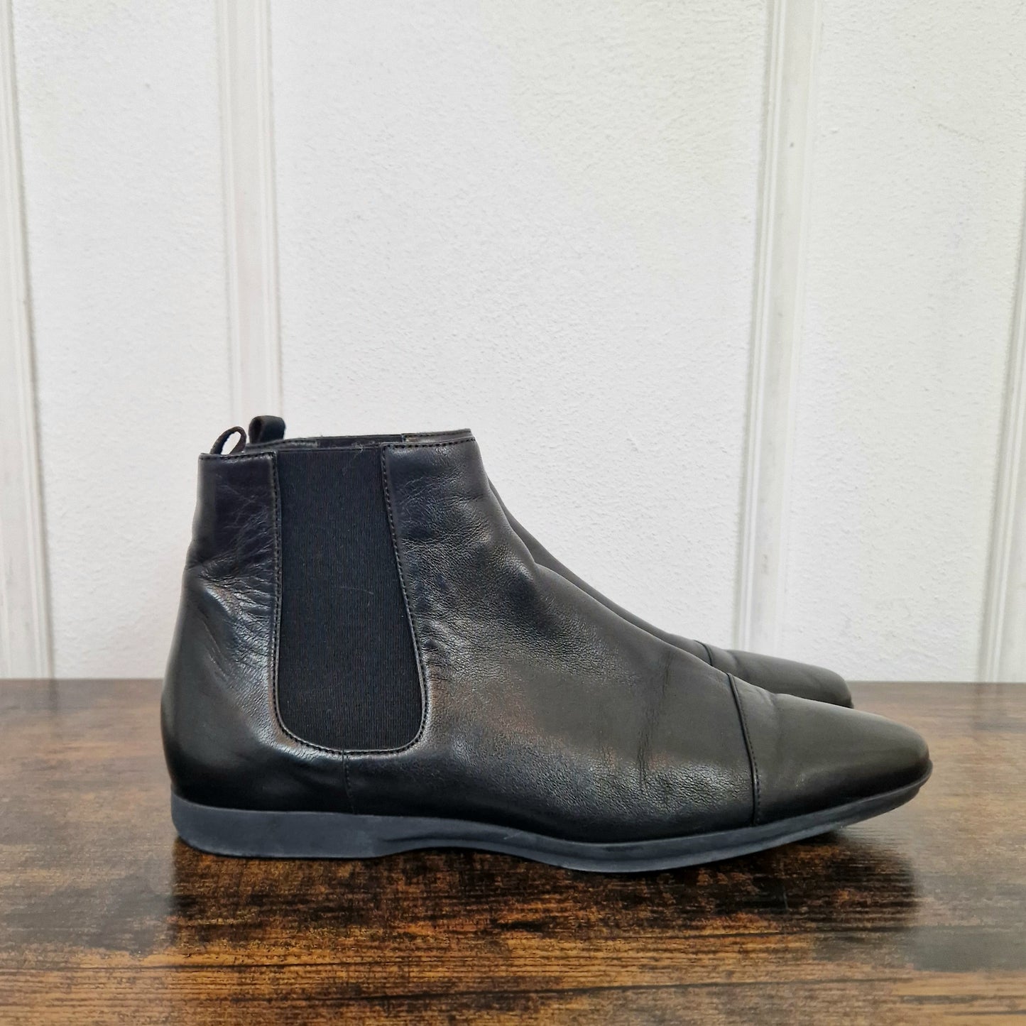 Jil Sander | Stivaletti pelle nera nr.37