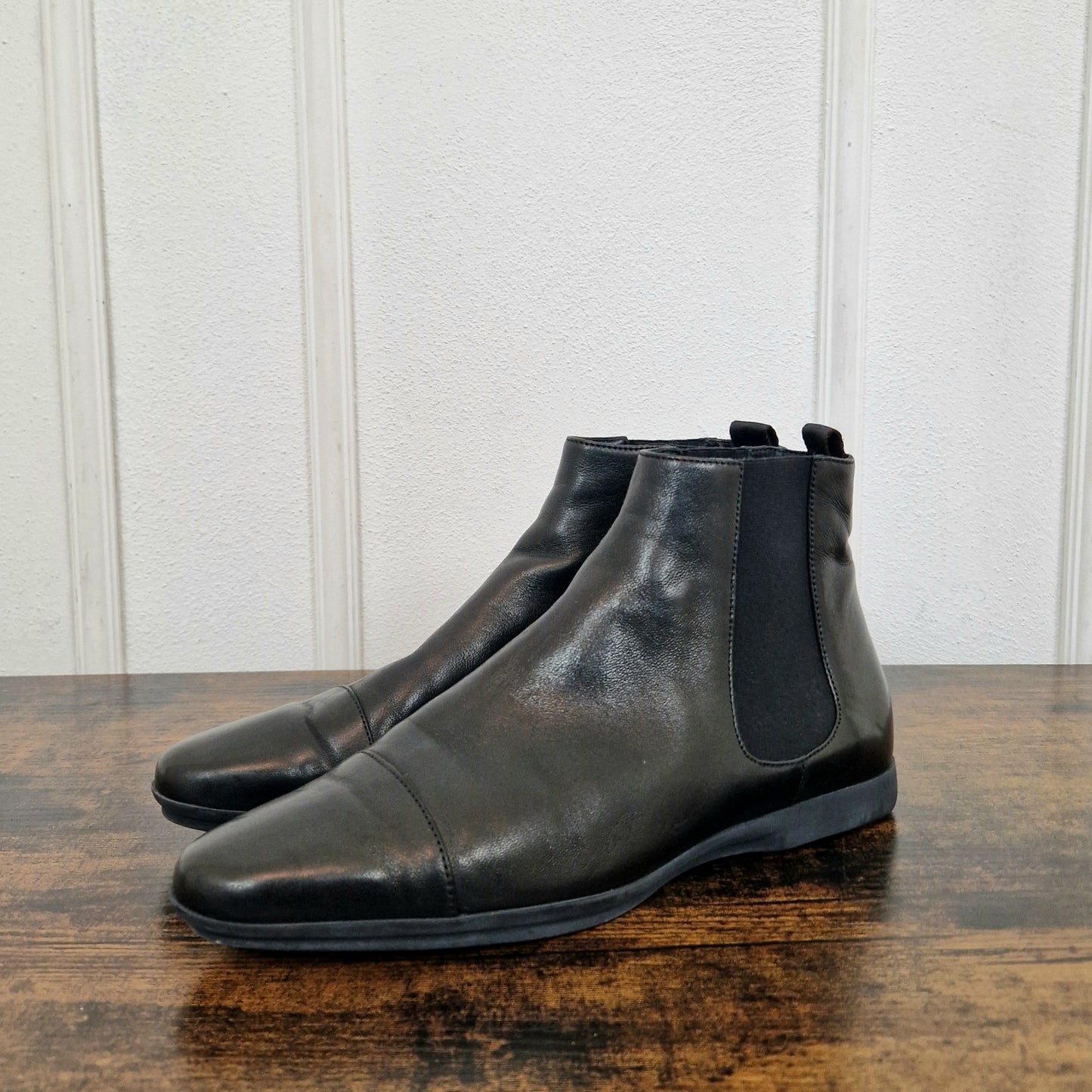 Jil Sander | Stivaletti pelle nera nr.37