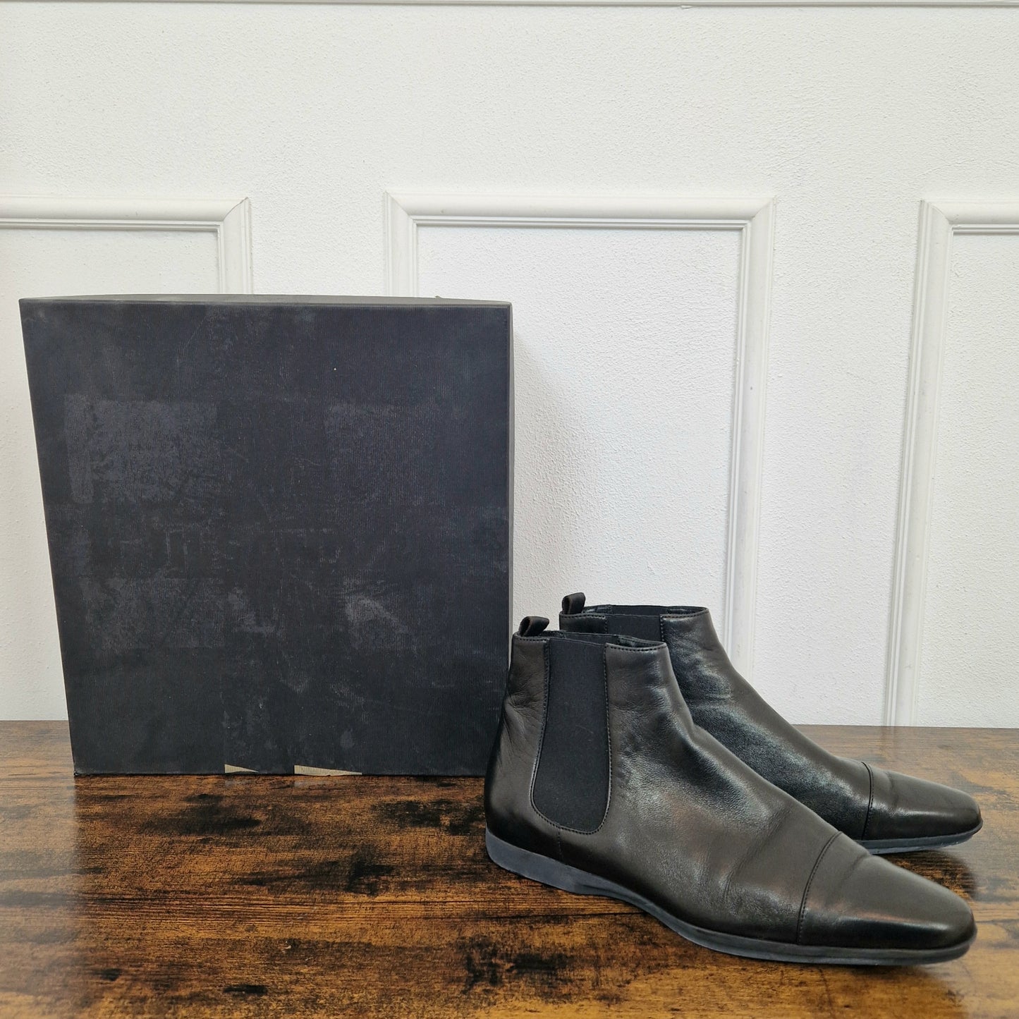 Jil Sander | Stivaletti pelle nera nr.37