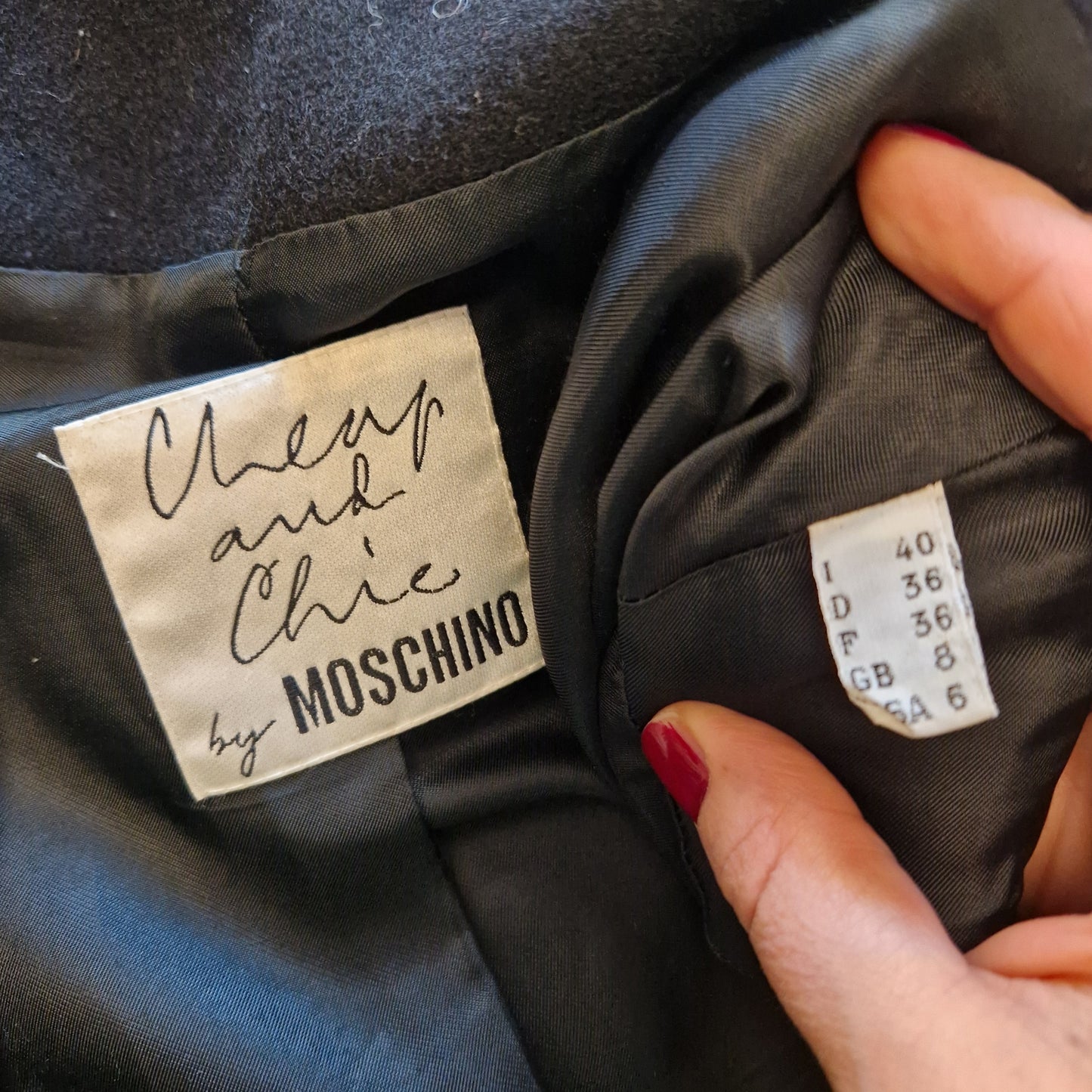 Moschino | Giacca corta nera