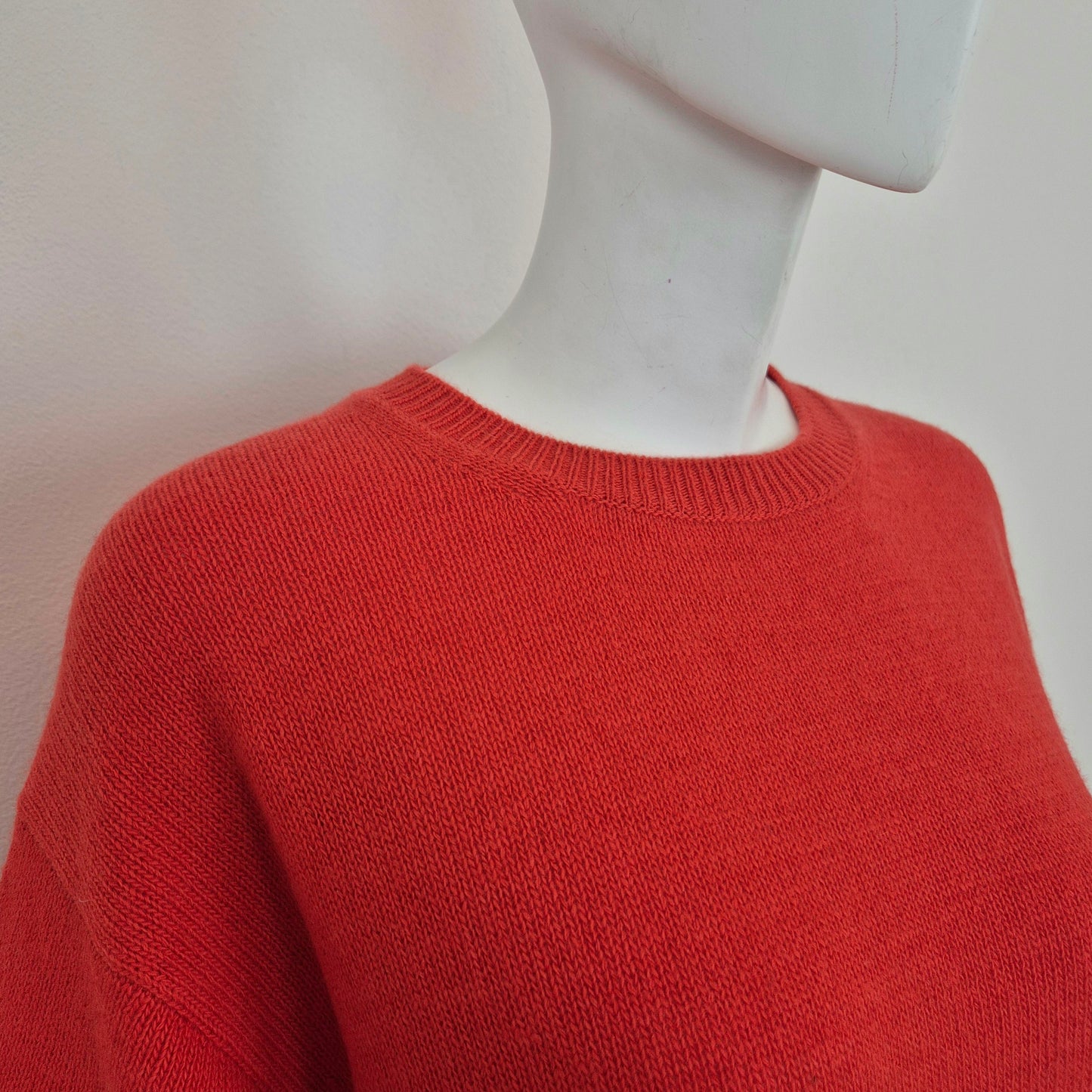 Prada | Maglione ampio lana rossa