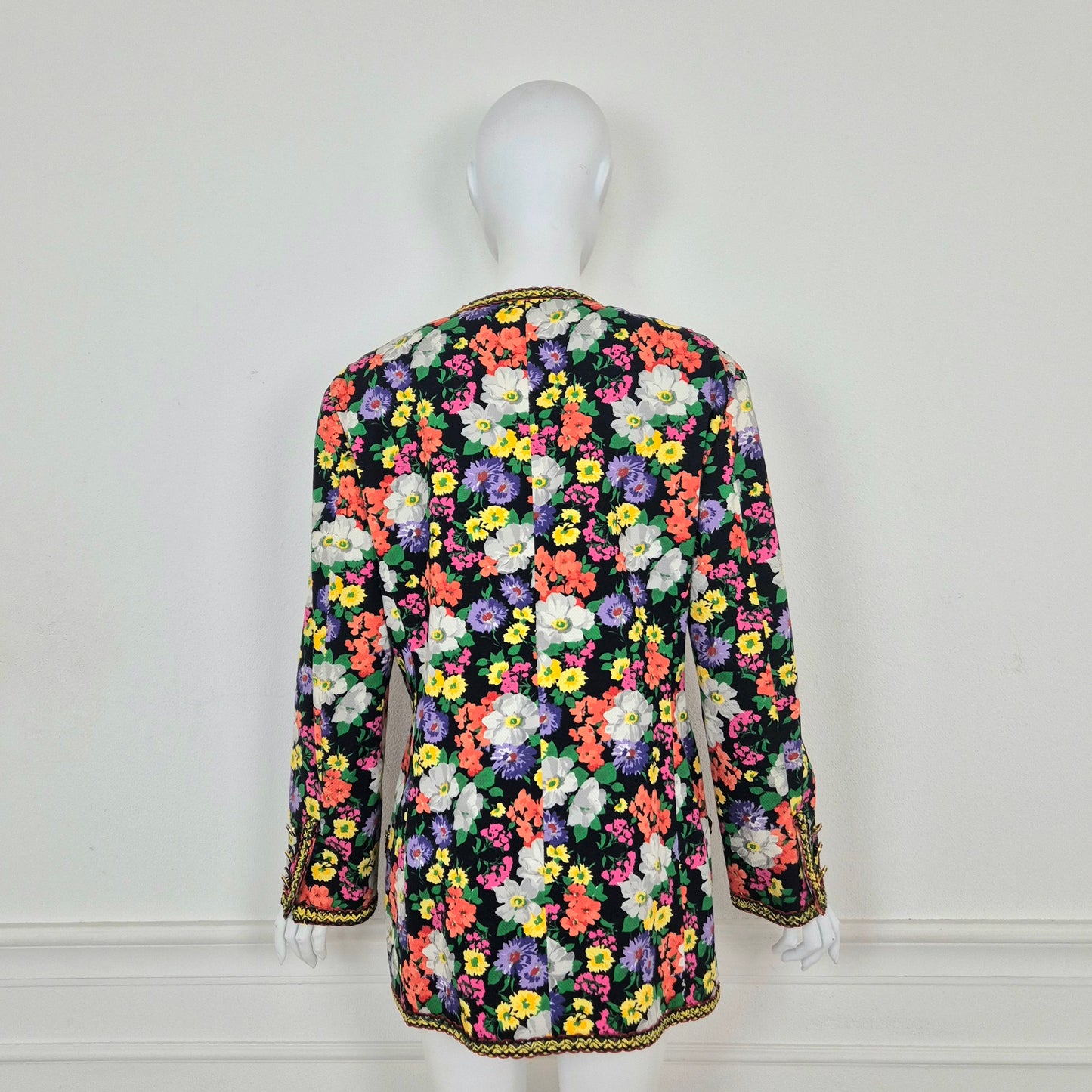 Moschino Couture | Blazer a fiori in cotone