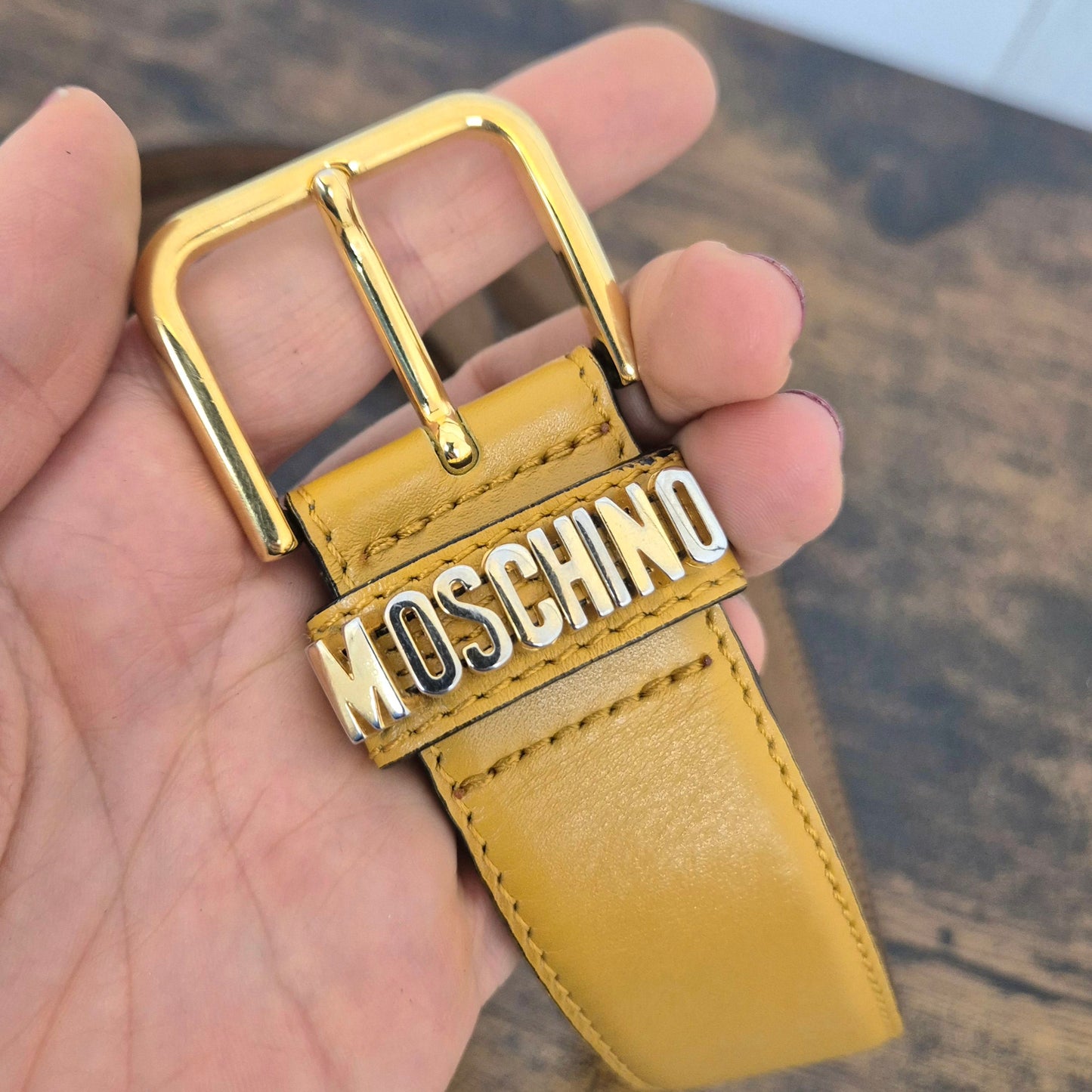 Moschino | Cintura vintage zafferano